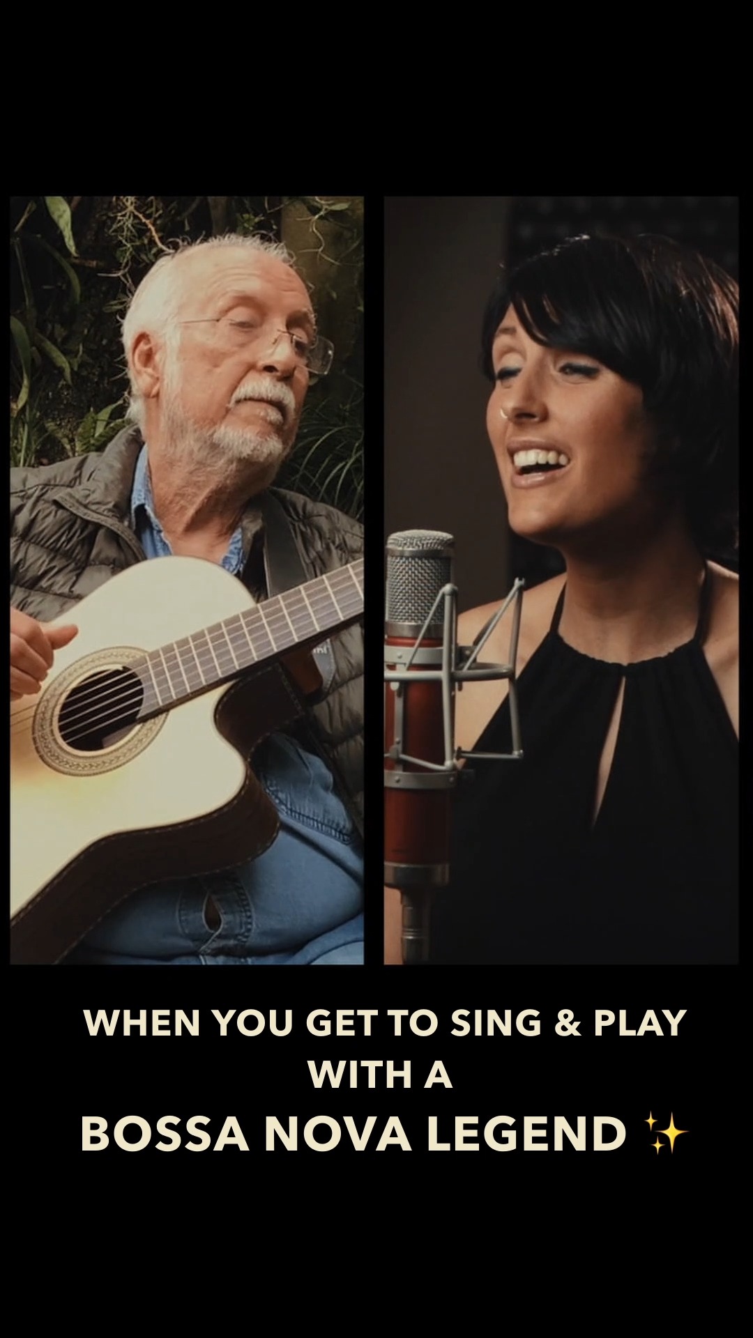 A very special Sunday bossa moment ✨
This is “Você,” featuring the legendary Roberto Menescal — playing with us on one of his own songs.
Muito obrigado for listening ❤️