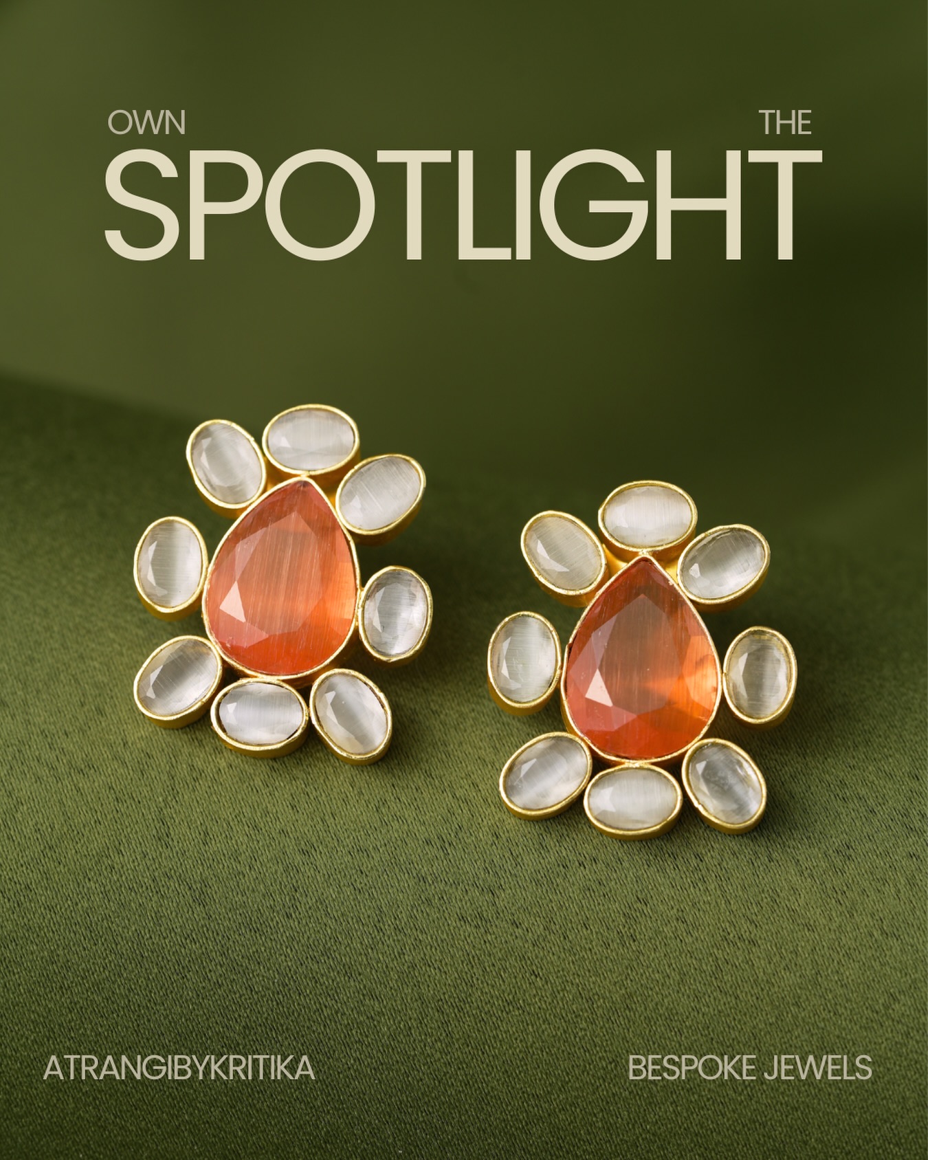 A little sparkle. A lot of personality.
This week’s spotlight: bespoke jewels by Atrangibykritika.
📍108D, Master Canteen, Bhubaneswar
