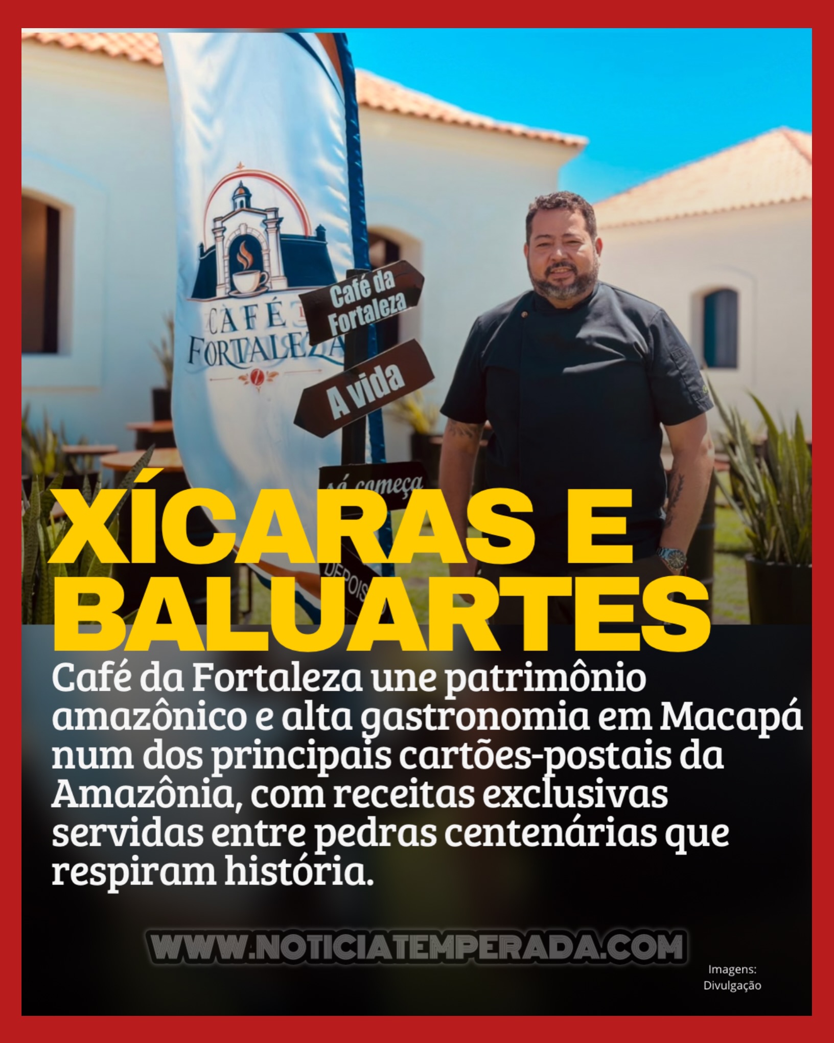 Macapá ganha, a partir desta sexta-feira (10), um novo endereço onde a história é servida em xícaras. O Café da Fortaleza, será inaugurado às 15h no Museu da Fortaleza de São José de Macapá, e propõe muito mais que uma pausa para o café: é uma imersão sensorial que entrelaça a arquitetura secular do monumento com a criatividade da culinária regional.
Instalado em um dos mais emblemáticos cartões-postais da Amazônia, o espaço foi projetado para dialogar com as pedras centenárias da fortificação, criando um ambiente acolhedor que convida ao deleite e à contemplação. A iniciativa amplia o leque de opções culturais e turísticas da capital, transformando a visita ao forte em uma experiência de múltiplos sentidos.
Sob a batuta do chef amapaense @sergiojucachez — graduado em Gastronomia e com MBA em Cozinha Internacional —, o cardápio é uma verdadeira viagem pelos sabores da floresta. Com mais de sete variedades de cafés e receitas exclusivas que resgatam ingredientes amazônicos, o menu traz releituras da culinária local batizadas com nomes inspirados nos baluartes da própria Fortaleza, criando um fio condutor entre o paladar e a memória histórica.
“O Café da Fortaleza não nasce apenas para servir café. Foi pensado para proporcionar uma experiência completa, em que cada visitante possa apreciar a gastronomia enquanto contempla um dos mais importantes patrimônios históricos da Amazônia”, destaca o chef.
Mais do que uma cafeteria, o empreendimento se propõe a ser um ponto de encontro, um palco para a cultura local e um impulso à economia criativa do estado. A expectativa é que o novo espaço se consolide como referência em Macapá, atraindo turistas e moradores em busca de tradição, hospitalidade e os autênticos sabores da região.