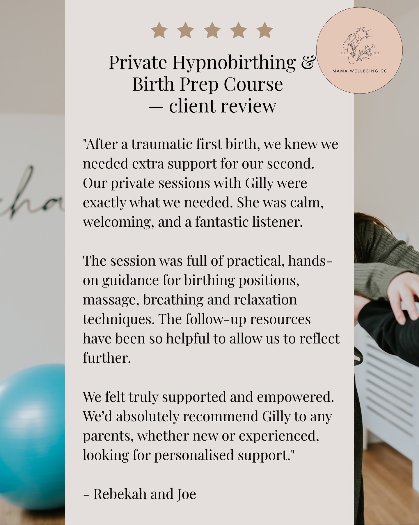 ✨ Every pregnancy and every birth deserves support, whether it’s your first baby or you’re growing your family.
I’m so grateful to Rebekah & Joe for sharing their experience, and for trusting me to support them as they prepared for the birth of their second baby.
Knowing they left our sessions feeling listened to, supported and empowered means so much to me.
Your experiences, questions and hopes matter. My sessions are tailored around you, your journey and the support you need for this birth.
If you’re looking for personalised birth preparation, I’d love to support you.
If you’d prefer to join a group course, my next course begins in October and would be a lovely way to prepare alongside other expectant parents.
Send me a message and we can chat about what would feel right for you 🧡
#birthpreparation #Hypnobirthing #AntenatalEducation #Falkirk #Stirling