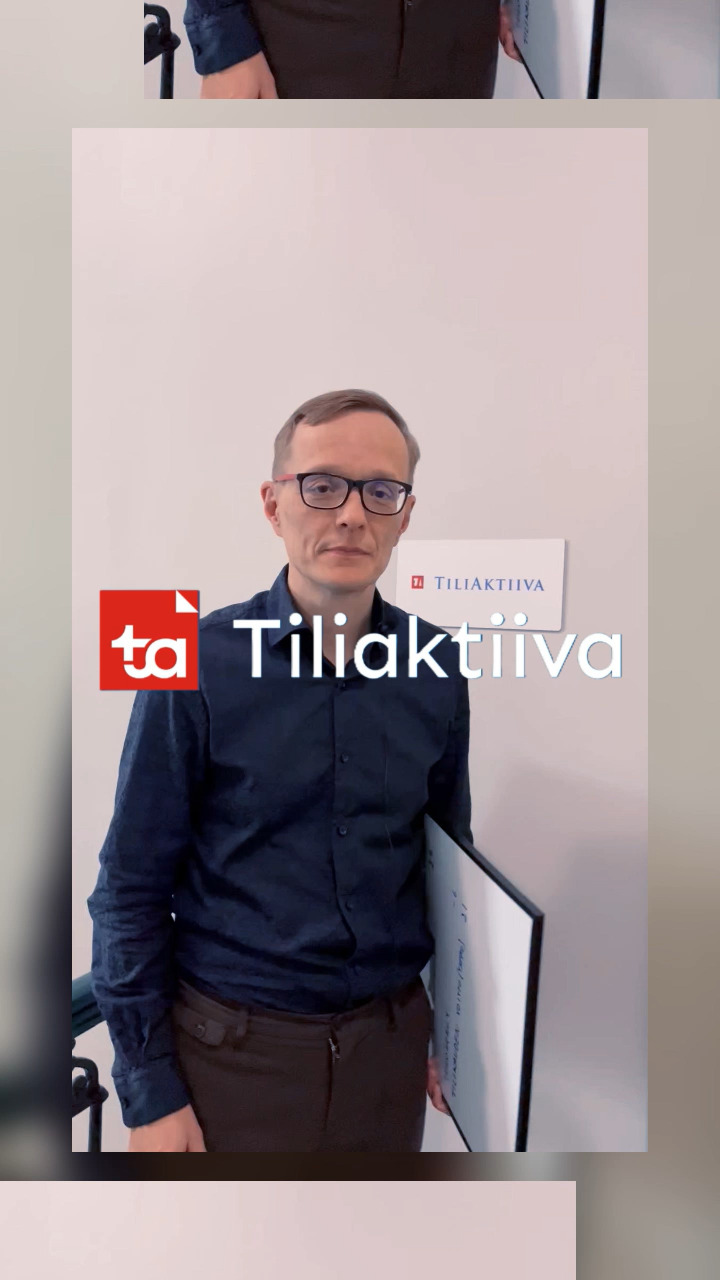 Osa 1.
Seuraavien viikkojen aikana tulemme julkaisemaan videosarjan tuloslaskelman rakenteesta. Videoilla käymme asiat läpi yksinkertaistetusti ja helposti ymmärrettävien esimerkkien avulla.
Tavoitteena on tehdä tuloslaskelmasta selkeä ja helposti lähestyttävä myös heille, joille kirjanpito ei ole entuudestaan tuttua.
Kirjanpito ei ole pelkkää numeroiden pyörittelyä - se kertoo yrityksen tarinaa ja auttaa ymmärtämään liiketoimintaa paremmin!
#tiliaktiiva #porvoonyrittäjät #helsinginyrittäjät #kirjanpitäjä #kirjanpito #kirjanpitovinkit