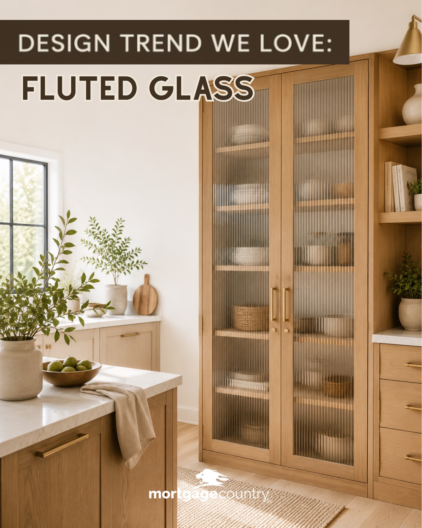 šØ Design Tuesday
Ā
Fluted glass continues to grow in popularity for its ability to add texture while maintaining a light, open feel.
Ā
From kitchen cabinets to pantry doors and home offices, itās a timeless detail that offers both style and privacy.
Ā
#DesignTuesday #MortgageCountry #FlutedGlass
