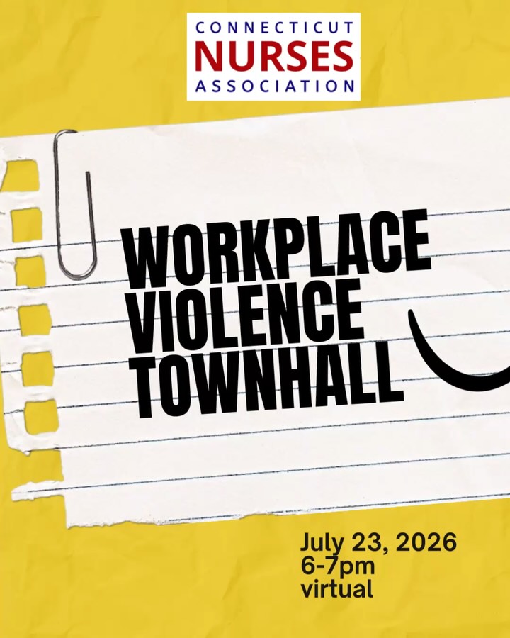 Workplace violence cannot be prevented in silence.
We cannot build safer workplaces without talking honestly about what healthcare workers are experiencing and what actually needs to change.
On July 23, the Connecticut Nurses Association is bringing together experts and attendees for an interactive conversation about the realities of workplace violence, prevention strategies, and actionable steps that can help create more secure and supportive work environments.
This is not a conversation for one role, one department, or one organization.
Healthcare workers. Leaders. Educators. Students. Safety professionals. Advocates.
We need everyone in the room.
Come ready to listen, ask questions, share your perspective, and leave with practical knowledge you can apply immediately.
Workplace Violence Townhall
July 23, 2026
6ā7 PM
Free virtual event
Register through CTNurses.org or scan the QR code.
šSend this to someone who needs to be part of the conversation.