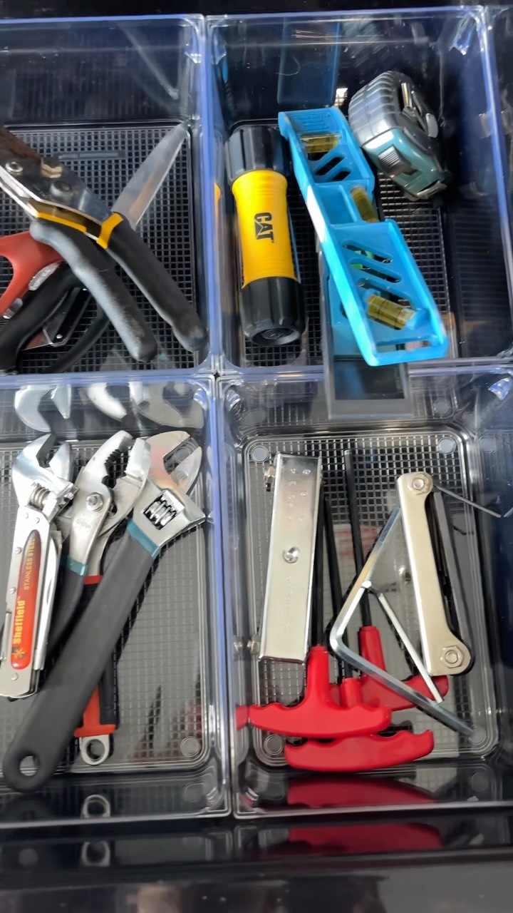 Love an organized tool drawer! #garageorganization #professionalorganizer #relocationservices #organizedlife #organizedhome