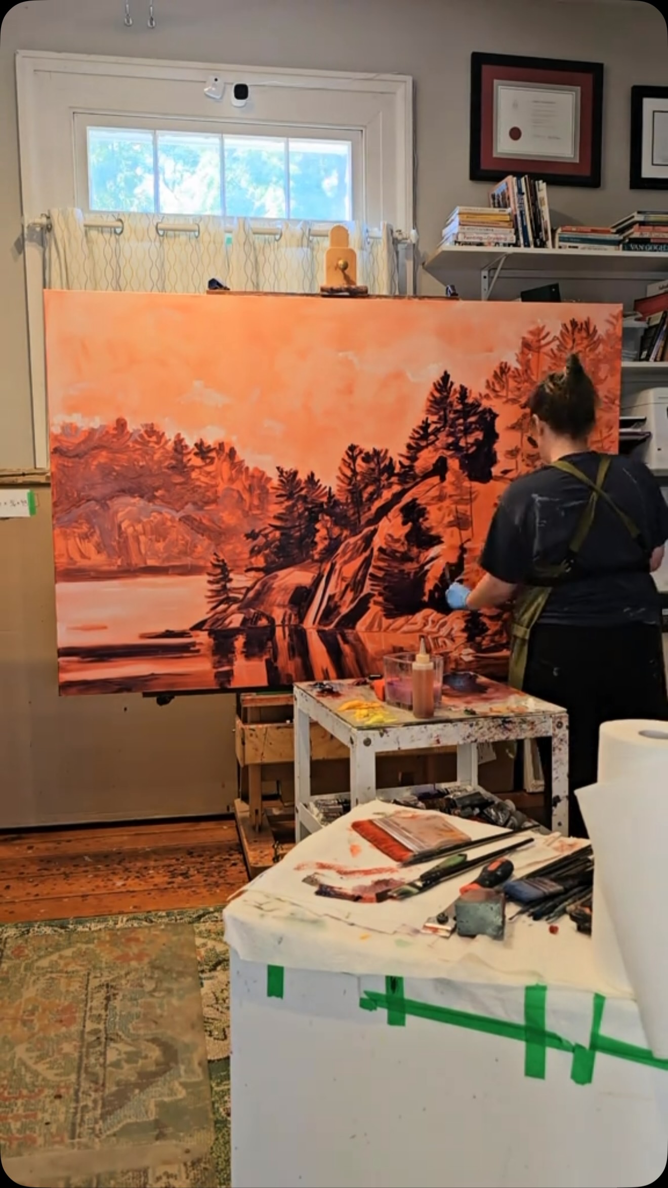 Excited to be painting this 48”x72” inspired by one of the my favourite views from Killarney.
Kerry Walford I Canadian Landscape Painter | Impressionism | Haldimand County #canadianart #landscape #killarney