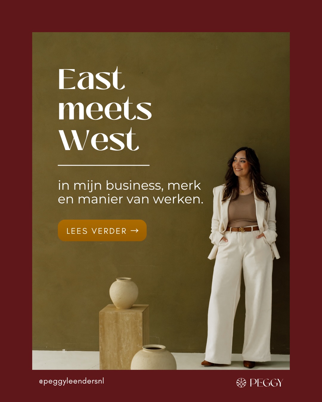 East meets West is voor mij geen los concept.
Het zit echt in hoe ik werk.
Mijn roots liggen deels in Indonesië🌏.
En ik ben altijd gefascineerd geweest door culturen, rituelen en de manier waarop mensen verbinding maken.
Dat neem ik mee in mijn business en storytelling.
Want ik geloof niet in snelle transacties of vluchtige groei.
Ik geloof in warme relaties.
In strategisch kijken door de chaos heen.
In systemen die je business lichter maken, zodat je ook gewoon eens op de bank kunt zitten zonder laptop naast je.
In een merk dat niet alleen klopt op papier, maar ook klopt in gevoel.
Creativiteit zonder structuur blijft vaak zweven.
Structuur zonder warmte voelt al snel plat.
Voor mij zit de kracht juist in die combinatie.
Zacht genoeg om te voelen wat klopt.
Scherp genoeg om te zien wat nodig is.
Stevig genoeg om iets te bouwen dat blijft staan.
Dat is East meets West in mijn werk.
Een business die goed loopt, is mooi.
Een business die ook goed voelt om te dragen, is waar het echt interessant wordt.
👉🏻 Volg mee als je een business wilt bouwen die niet alleen werkt, maar ook lichter voelt om te dragen.