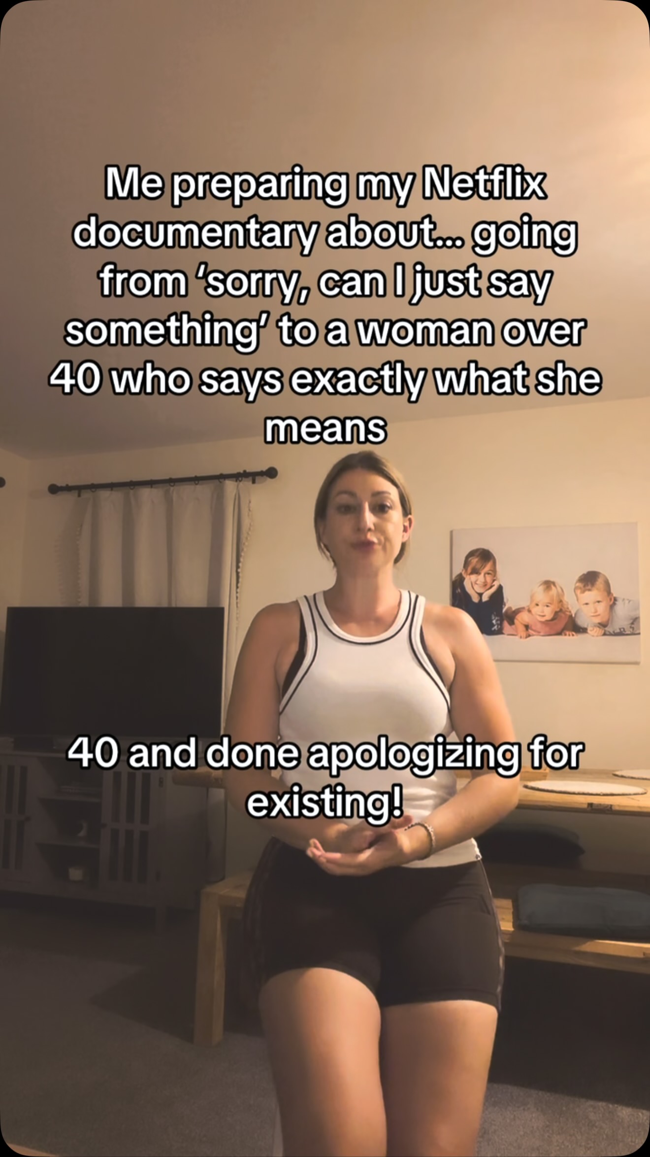 Had to jump on this trend!! We are done apologizing. People pleaser - be gone! 💥