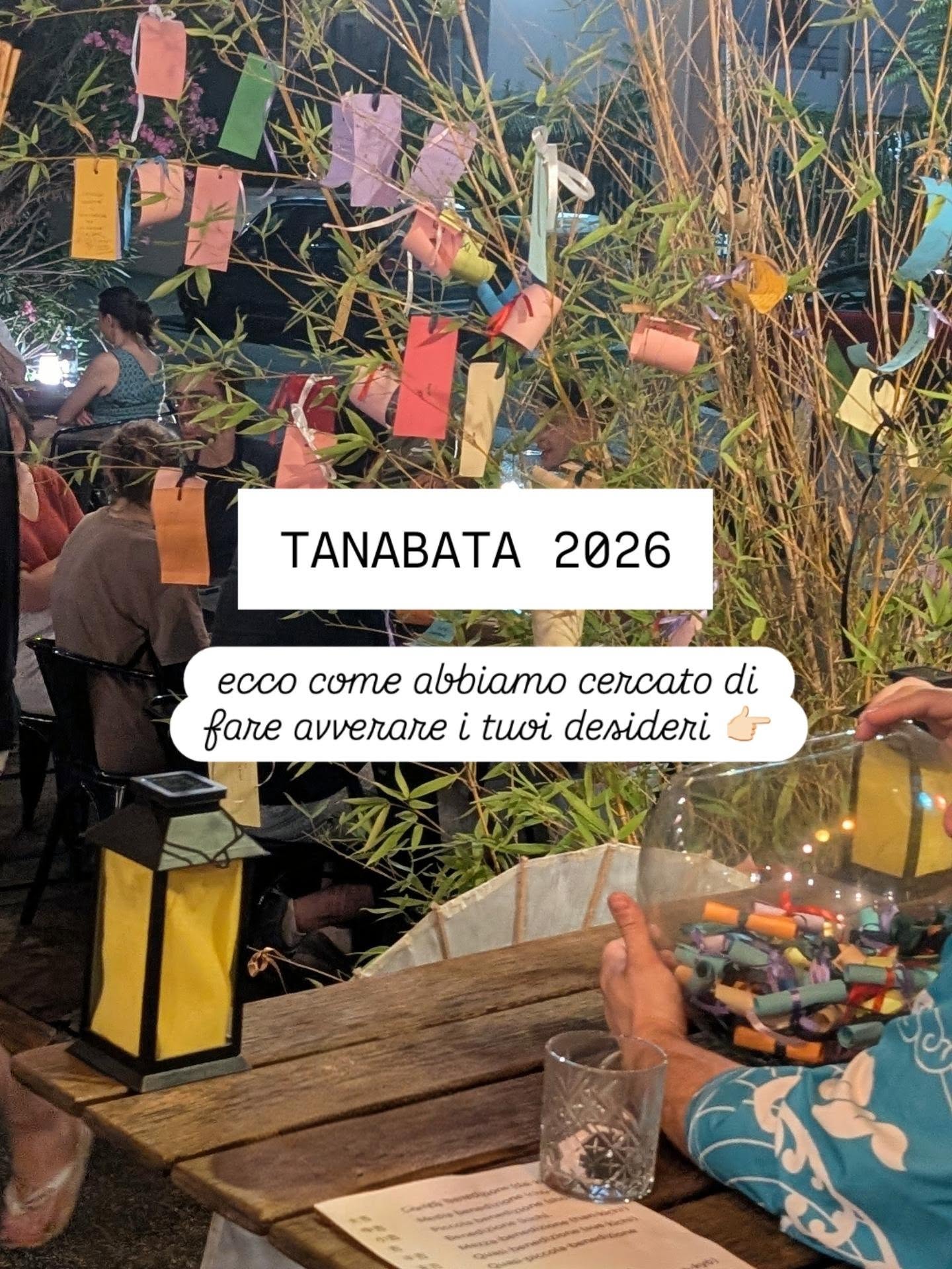 🐶 ⚠️ foto di cagnolino nell'ultima slide
Se non sai cos'è il Tanabata 👉🏻 guarda gli ultimi post sul profilo e partecipa l'anno prossimo!
⭐ Se hai condiviso questo momento con noi 🙏🏻 grazie! 💫 Speriamo che i tuoi desideri si avverino 🫶🏻