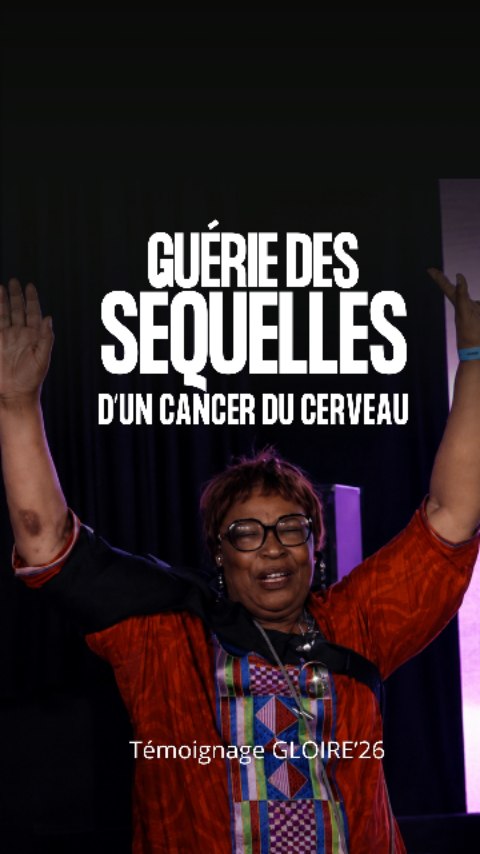 Lors de GLOIRE'26, Regina est venue avec les séquelles d'une opération suite à un cancer du cerveau. Depuis cette intervention, elle était hémiplégique et ne pouvait plus lever son bras.
Pendant la conférence, la puissance de Dieu s'est manifestée. Regina a commencé a retrouvé la mobilité dans son bras et a également dans sa jambe.
📖 « Ils le vainquirent à cause du sang de l'Agneau et à cause de la parole de leur témoignage. » (Apocalypse 12:11)
Nous rendons toute la gloire à Jésus. Il est le même hier, aujourd'hui et éternellement.
#Gloire2026 #Témoignage #Guérison #Miracle #jesusguerit