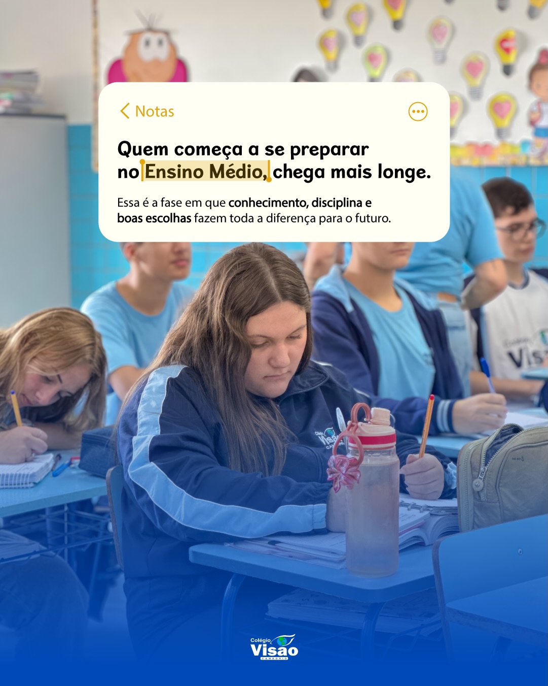 Quem começa a se preparar no Ensino Médio, chega mais longe 🚀✨
Essa é a fase em que conhecimento, disciplina e boas escolhas fazem toda a diferença para o futuro. No Colégio Visão Camboriú, cada aula é um passo em direção aos seus objetivos.
Está na hora de se preparar? Vem com a gente! 💙
#ensinomediosc #vestibular #colegioensinomedio #colégiovisãocamboriú