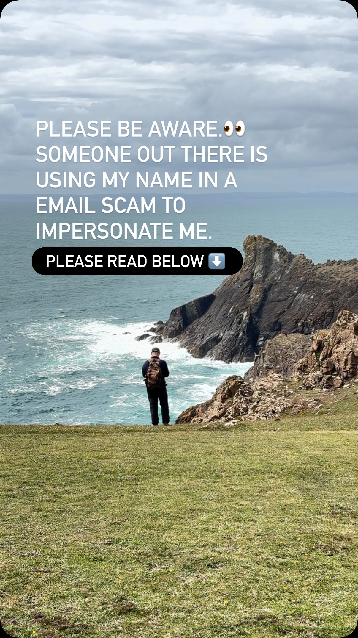 SCAM ALERT ‼️ It has come to my attention that there is an EMAIL SCAM using false Gmail email addresses with my name davidmankinart promoting an Exclusive Art Exhibition and asking you to call a Whats App number. Please be aware of this and disregard these emails if you do receive one.
The FALSE Gmail addresses being used under my name are
➡️ davidmankinartcontact07@gmail.com
AND
➡️davidmankinartcontact@gmail.com
These are not me. Please don’t engage with them. They are FALSE addresses.
It’s not real, and it’s not connected to my course or my main mailing list in any way.
Nothing has been hacked, and no-one personal information is at risk. This is just someone, a scammer contacting my followers from social media.
If you ever get an email that seems off or too good to be true, especially one asking you to call a number or click a link, please don’t engage with it. My genuine emails will always come from my usual address, and I’ll never ask you to get in touch via WhatsApp out of the blue.
Sorry for the hassle. Do let me know if you receive anything similar.
Thank you! The REAL David! And thank you to the followers you have contacted me yesterday about this scam. Very much appreciated. 😊🙏
#davidmankin #davidmankinart #davidmankinartist