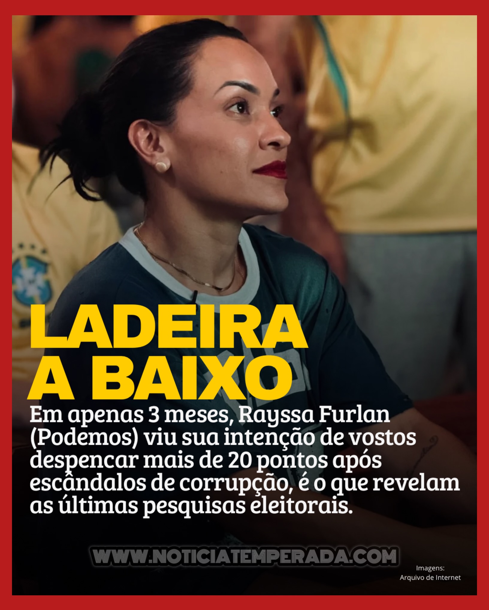 | Macapá/AP - A pesquisa do Instituto Veritá para o Senado, divulgada ontem no Amapá, escancara um fenômeno político que já era antecipado por analistas locais: a rápida deterioração da imagem de Rayssa Furlan (Podemos) após os escândalos de corrupção na obra do Hospital Municipal. Em apenas três meses, a ex-primeira-dama de Macapá viu sua intenção de votos válidos despencar mais de 20 pontos percentuais, saindo de um confortável patamar de 54,2% em abril para 33,8% em julho — uma queda que a jogou em empate técnico com o senador Randolfe Rodrigues (PT).
A coincidência temporal entre o debate eleitoral eleitoral e a sucessão de crises e escândalos de corrupção envolvendo ela e marido, o ex-prefeito Antônio Furlan, é o ponto central para entender a reversão do quadro. A administração municipal foi alvo de múltiplas operações da Polícia Federal e investigações por suspeitas de corrupção na obra do Hospital Municipal de Macapá, culminando no afastamento judicial de Furlan e, posteriormente, em sua renúncia ao cargo em março 2026, uma mês antes da primeira pesquisa pós-escândalos. Embora as pesquisas não meçam diretamente as razões do eleitor, os números sugerem que o desgaste do “caso Furlan” contaminou a candidatura da ex-primeira-dama.
A trajetória dos números é reveladora. Em abril, Rayssa ostentava uma vantagem de 25,4 pontos sobre Randolfe (28,8%). Em maio, já havia caído para 42,4%, enquanto o petista subia para 30,6%. Agora, com 33,8% contra 30,8% de Randolfe, a diferença de três pontos está dentro da margem de erro de 3,5 pontos — o que configura um cenário de indefinição na reta final da pré-campanha.
O movimento de queda de Rayssa é acompanhado pelo crescimento de outros nomes, como Acácio Favacho (MDB), que disputa votos no mesmo campo político que Rayssa e Lucas Barreto.
Mais informações em:
www.noticiatemperada.com
Link no story
