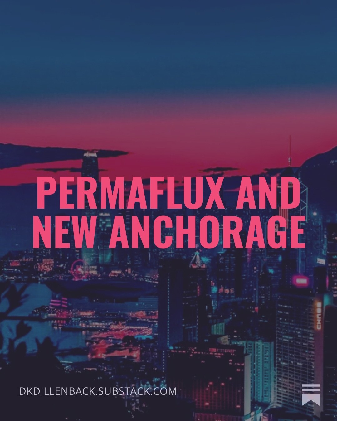 The world of "MIR.EXE" is built upon the discovery of PermaFlux, an elemental compound that, when alloyed, creates a material capable of superconducting at warm temperatures. This seemingly simple change sets off a chain of global events that shape the world of New Anchorage. However, "MIR.EXE" is not a story about technology, or the history of the 21st century. It is the human story of the haves and have-nots in the world PermaFlux has created.
https://open.substack.com/pub/dkdillenback/p/permaflux-and-new-anchorage?r=510o6b&utm_campaign=post&utm_medium=web
#scifi #sciencefiction #cyberpunk #books #bookish #indieauthor #indiescifi #syfy