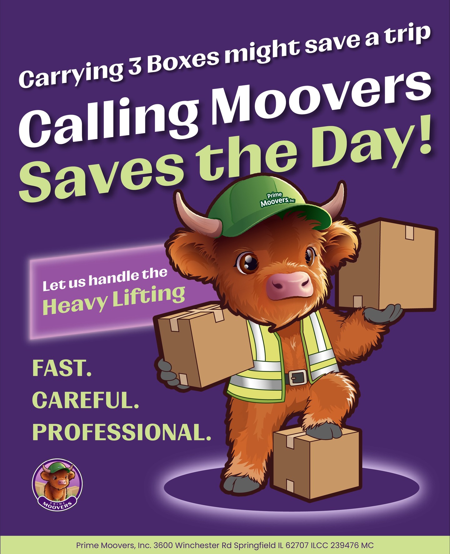 ⚠️ WARNING: Hiring Prime Moovers will result in a fully packed home in record time.
Fast. Careful. Professional.
Whether you're moving across town or just need help packing up, our team is ready to make the process simple and stress-free.
Get your quote today and see why so many families trust Prime Moovers for their next move.
📞(217) 725-6536