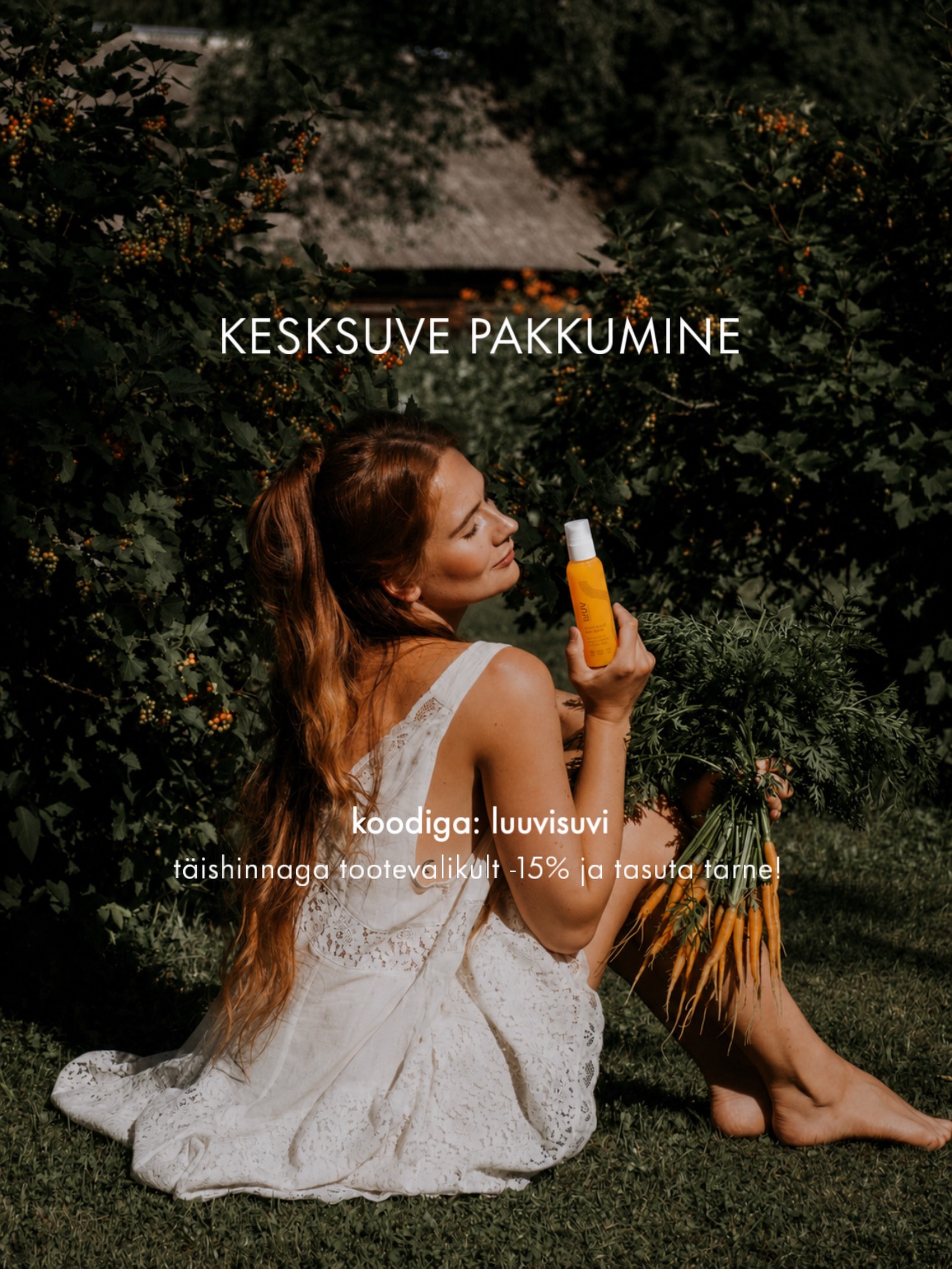 📣 Soodsad suvelemmikud!
Nobedate näppude voor 👉 toksi e-poes kood ”luuvisuvi”, sest vaid nii:
🤍 saad kogu täishinnaga tootevalikult -15%
📦 potsatab tellimusele boonusena kaasa tasuta tarne.
Pakkumine kehtib vaid 09.07–12.07. ✨ Ehk saada see postitus sõbrannale, kes sellest kindlasti kuulma peaks. 👀
#luuvcosmetics