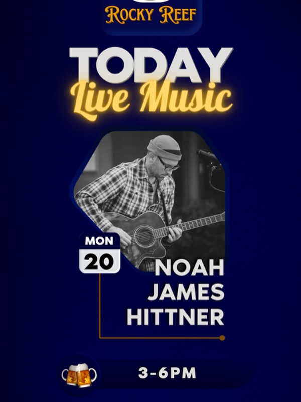 Happy Monday! Join us for some live music in the patio 🍻🍻