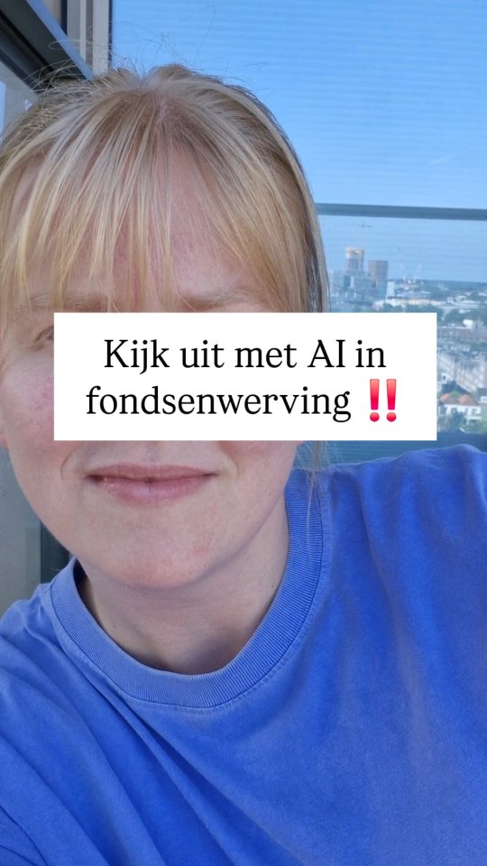 ‼️ kijk uit met het gebruik van AI in fondsenwerving.
Je kunt AI geen aanvraag voor je laten schrijven, dat werkt écht tegen je.
Gisteren na de laatste beoordelingsvergadering zei ik tegen mn collega adviseurs, ik moet echt in therapie na deze ronde AI slob lezen 😭😭😭
Het was zo ontzettend demotiverend en tergend om het bij zoveel aanvragers mis te zien gaan. En het ook terug te zien aan de puntentellingen.
👇 maar ik heb iets voor je. Tips over hoe je AI dan WEL handig voor je kunt laten werken.
Ik schreef eerder dit jaar een serie van 3 nieuwsbrieven over dit inderwerp en die heb ik gebundeld tot een minihandleiding. Wil je die ontvangen? Laat dan een comment achter!
Liefs van een gefrustreerde fondsenwerver en adviseur 🫠