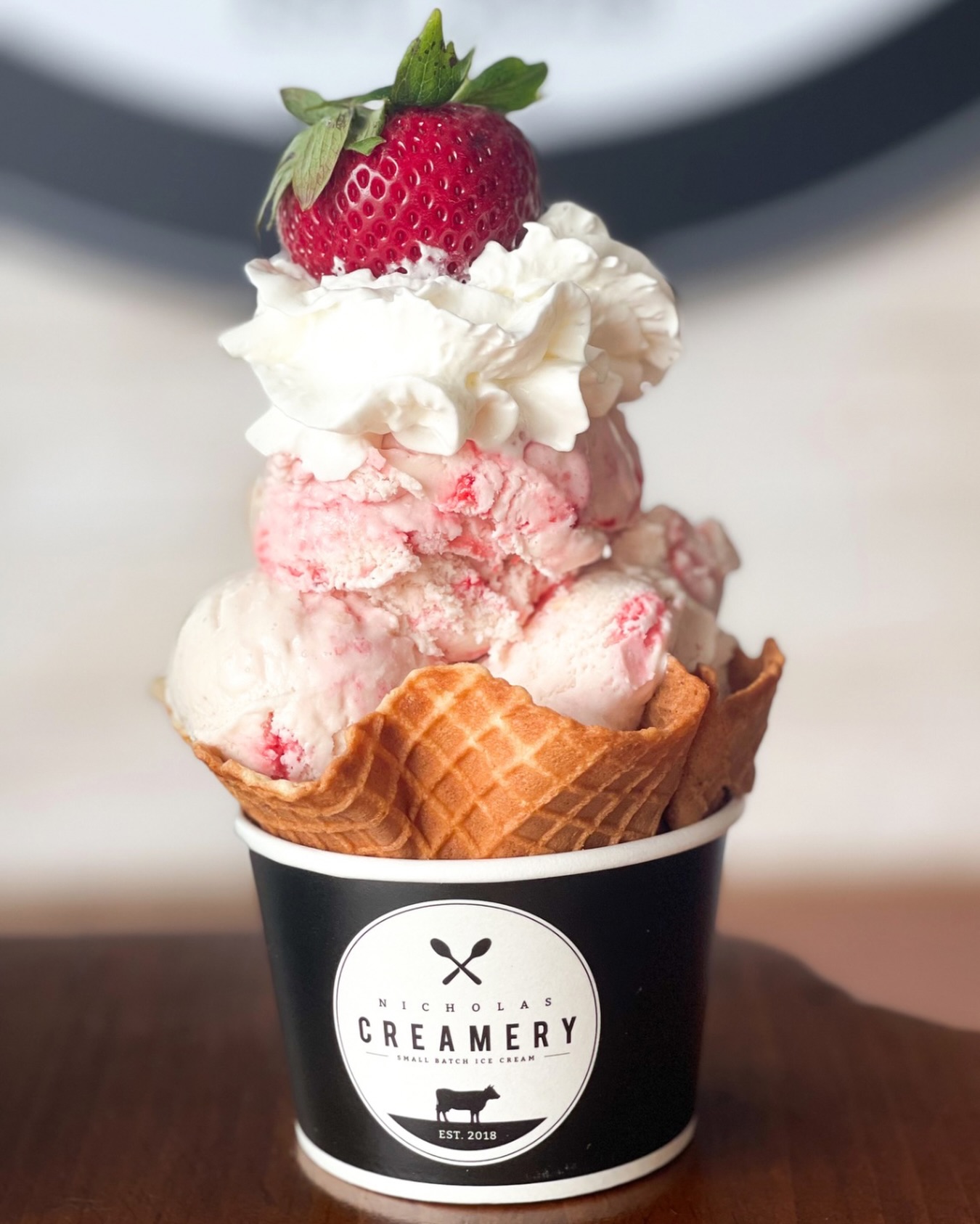 It’s a hot summer day and you are sitting in grandma’s kitchen.. she puts down a bowl of her homemade strawberry shortcake and you can’t dig in fast enough 🫶🏻. Homemade JERSEY STRAWBERRY SHORTCAKE is the freshest, yummiest, most delicious Nicholas Creamery Summer flavor yet... homemade, small batch made with pure love🍓🍰
HOMEMADE SWEET CREAM ICE CREAM, lotsa swirls of FRESH strawberry jam and pie pieces. (Strawberry on top is not included).
Open 11am-10pm 🍦
📍Long Branch (444 Ocean Ave N)
📍Fair Haven (586 River Road)
📍Atlantic Highlands (84 First Ave)
📍Middletown (1500 Route 35)
📍Tinton Falls (1201 Sycamore Ave)
📍Wall (2435 Route 34)
📍North Brunswick (224 Grand Ave)
#nicholascreamery #strawberryshortcake #smallbatchicecream