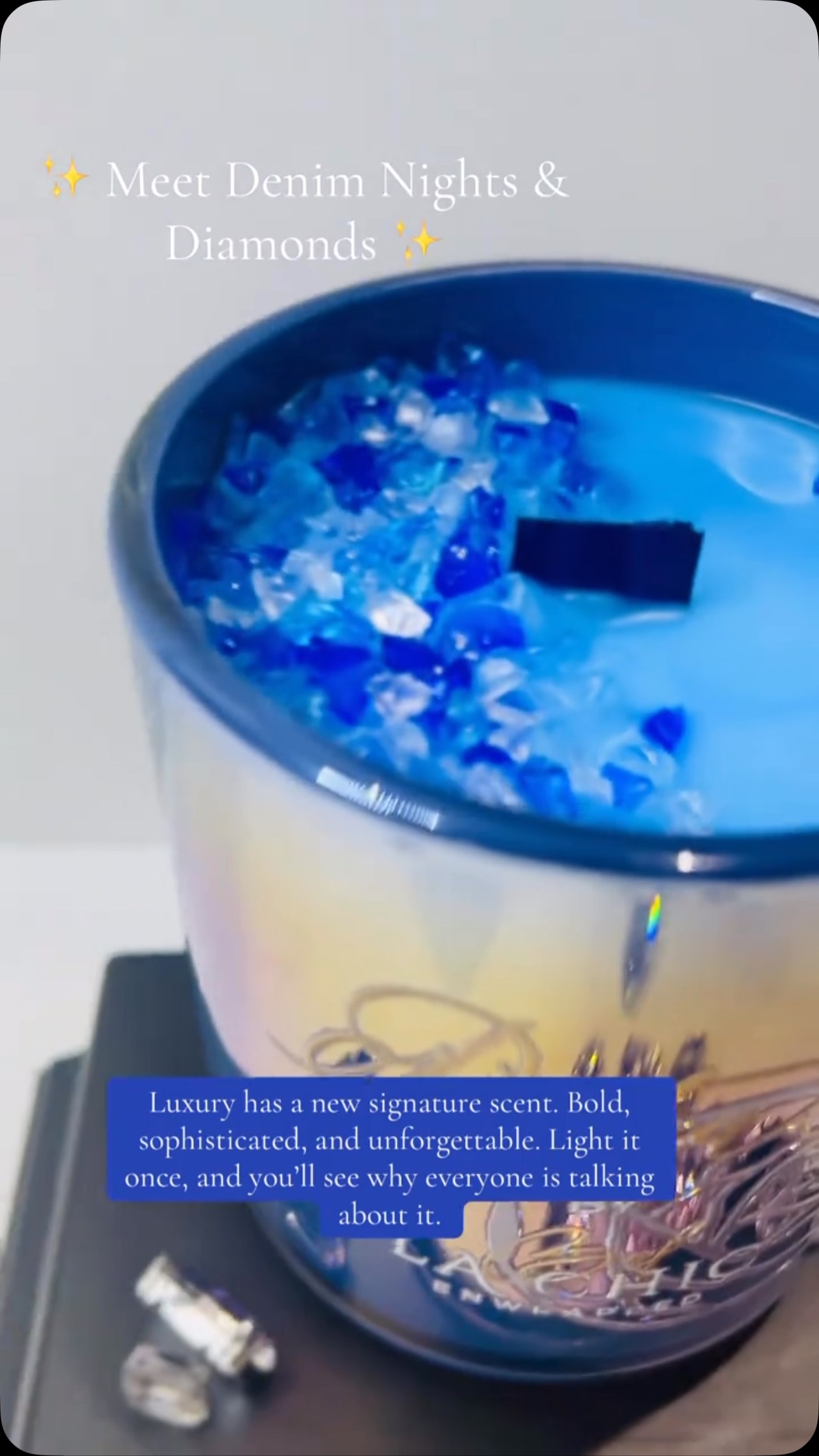 ✨ Meet Denim Nights & Diamonds ✨
Luxury has a new signature scent. Bold, sophisticated, and unforgettable. Light it once, and you’ll see why everyone is talking about it.
🕯️ Add yours to your cart today before it’s gone.
#PetalsCollection #LuxuryCandles #HomeDecor #CandleTok #luxurylifestyle
