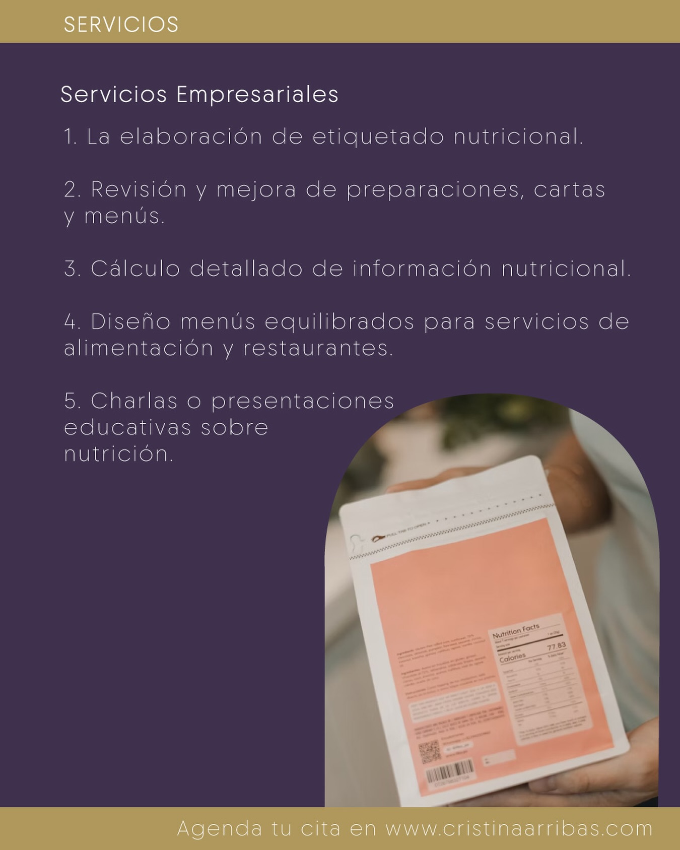 Agenda cualquiera de nuestros servicios en www.cristinaarribas.com o escríbeme por WhatsApp ✨