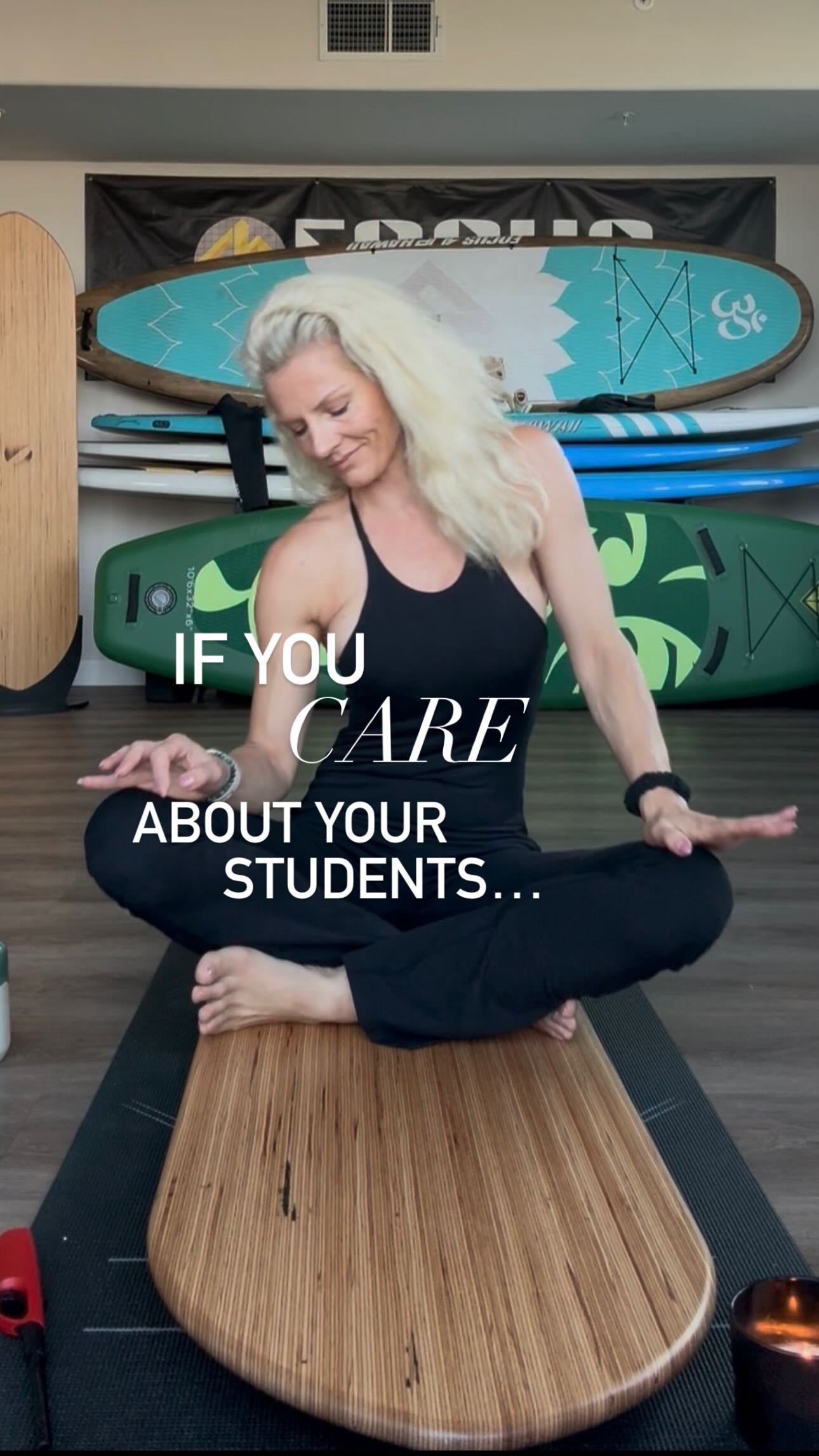 The deepest practice isn’t found in a harder pose. It’s found in a deeper connection.
As teachers, it’s easy to focus on getting students into the pose. But what if our greatest gift is helping them get into themselves?
When we guide students to notice their breath, where they create pressure, where they grip, where they compensate, or where they feel supported, movement becomes more than an exercise.
It becomes an experience.
Internal observation creates the mind-body connection that so many students are searching for.
And here’s the beautiful part:
When students truly feel a movement instead of simply doing it, they often move deeper—not because they pushed harder, but because they became more aware.
That’s where lasting change begins.
- Less performing.
- More perceiving.
- Less chasing the pose.
- More discovering the person within it.
Because the best teachers don’t just teach movement.
They teach people how to experience themselves through movement.
What if the most powerful cue you’ve never taught isn’t verbal at all?
#ReadTheBodyNotThePose
#EmbodiedTeaching
#YogaTeacherTraining
#MindBodyConnection
#ArchitectOfTheBody