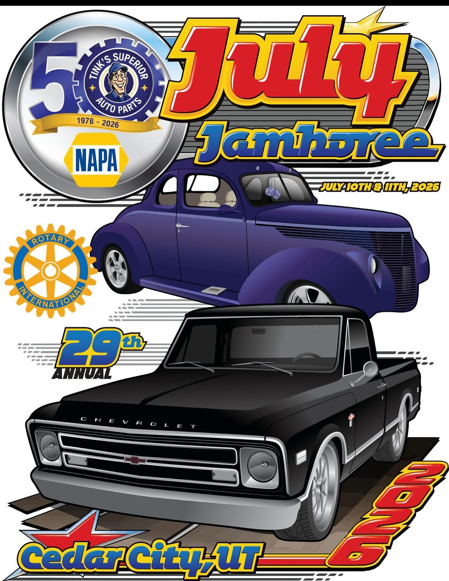 Today Cedar City Utah downtown Main Street from 3:00pm - 10:00pm
CHURCHILL JERKY will there with some show specials, smiles and FREE SAMPLES for everyone!
#churchilljerky #hotrods #carshow #cedarcityutah