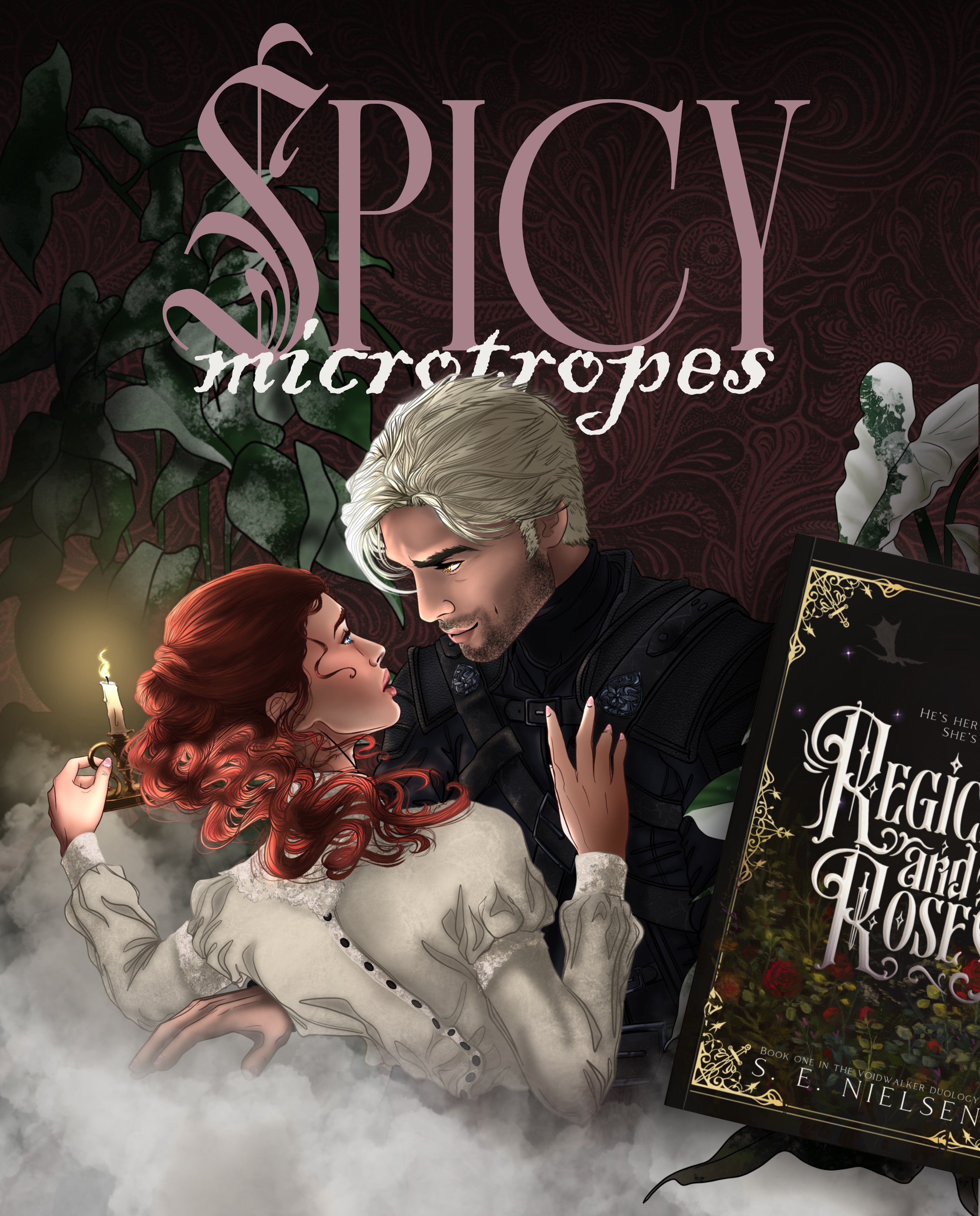 🌶️ Spicy tropes! Proceed with caution.
We’re SO close to the 100 preorder benchmark to unlock this steamy art piece by @sarah_and_dipitous ! (Sneak peek on slide 4!)
🥳If we manage to unlock it in the next 24 hours I’ll reveal the art AND a surprise!
All art here by the magical @sarah_and_dipitous 😘
_____
⬇️If you’re new here! ⬇️
📖Regicide and Roses by S. E. Nielsen
𝐇𝐞’𝐬 𝐡𝐞𝐫 𝐞𝐬𝐜𝐚𝐩𝐞 𝐩𝐥𝐚𝐧.
𝐒𝐡𝐞’𝐬 𝐡𝐢𝐬 𝐩𝐫𝐞𝐲.
Wraith, an infamous dark sorcerer on a mission to eliminate the royal bloodline, goes undercover as a dragon rider in the king’s army.
Meanwhile, Lavinia, the stubborn and witty princess on Wraith’s hit list, is looking for any way out of the kingdom and her royal duty to marry.
*And she knows just the cold and ruthless dragon rider to use in her escape…*
Wraith reluctantly forms a temporary alliance with her, but when teasing and insults turn to banter and seduction, he questions whether he’ll be able to finish her in the end.
And if desire overcomes duty, he may lose his most prized possession of all—his status as one of the realm’s most fearsome and powerful sorcerers.
🥀forbidden love
🥀slow burn
🥀dark sorcerer x feisty princess
🥀wound tending
🥀dragons + gothic setting
🥀he hates that he yearns for her