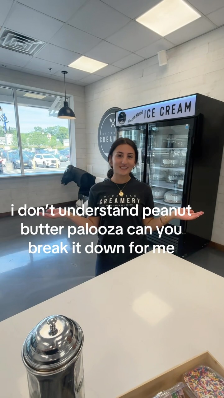 We’re always here to help break things down for you 🤗 Our homemade Peanutbutterpalooza ice cream is creamy, dreamy HOUSEMADE Peanut Butter ice cream with lotsa homemade Peanut Butter Cups and Oreos smashed in. 🥜🍫
Top it with our Homemade Hot Fudge and Peanut Butter Sauce and you have yourself a Summer Dinner! 🤤
Walk in 11am-10pm every day!
📍Long Branch (444 Ocean Ave N)
📍Fair Haven (586 River Road)
📍Atlantic Highlands (84 First Ave)
📍Middletown (1500 Route 35)
📍Tinton Falls (1201 Sycamore Ave)
📍Wall (2435 Route 34)
📍North Brunswick (224 Grand Ave)
#nicholascreamery #peanutbuttericecream #homemadeicecream