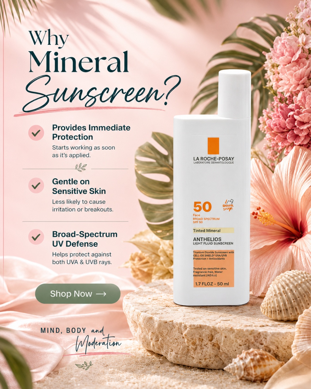 Your sunscreen matters just as much as remembering to wear it. ☀️
Mineral sunscreen sits on the surface of the skin to help reflect UV rays, making it a popular choice for those looking for effective, gentle sun protection.
✨ Provides immediate protection after application
✨ Ideal for sensitive and acne-prone skin
✨ Helps protect against both UVA and UVB rays
Protecting your skin daily is one of the best investments you can make for healthy aging and long-term skin health.
👉 Shop here: https://amzn.to/4uost43
#MineralSunscreen #SunProtection #HealthySkin #SkincareEssentials