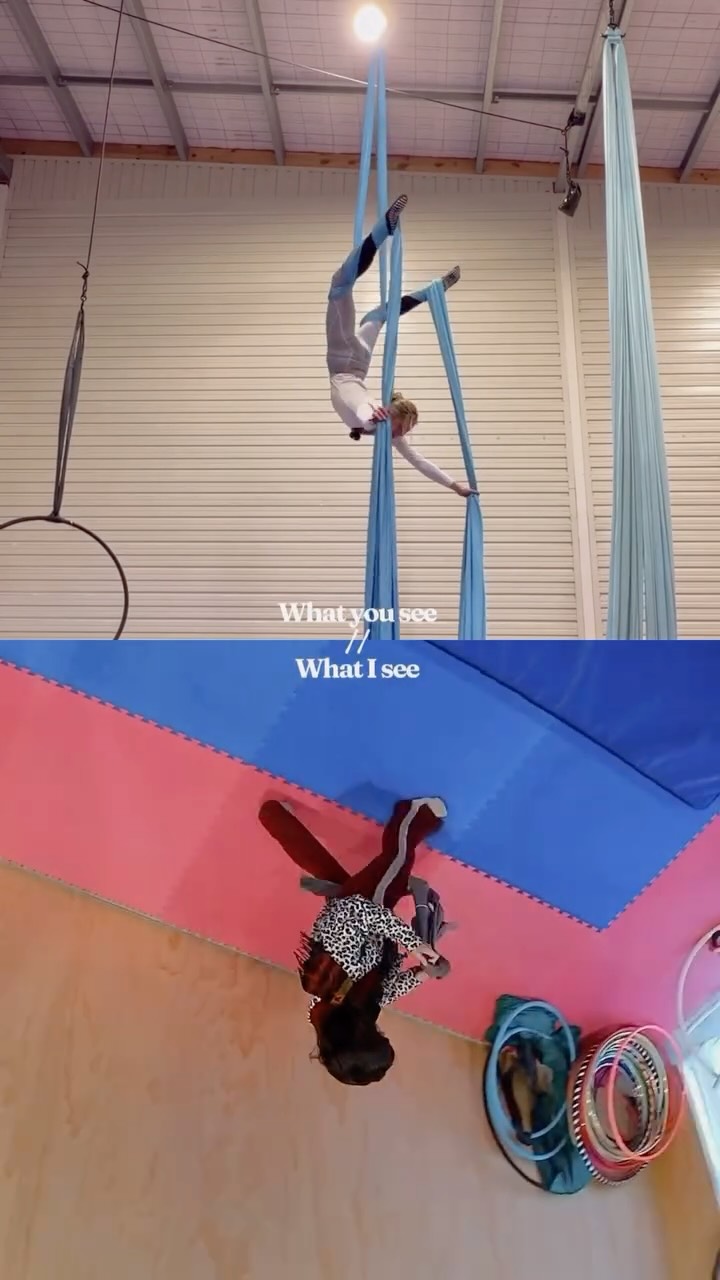 More silks training shenanigans caught on the Fun Cam
#aerialtraining #aerialsilks #circustraining #pov #silksdrop