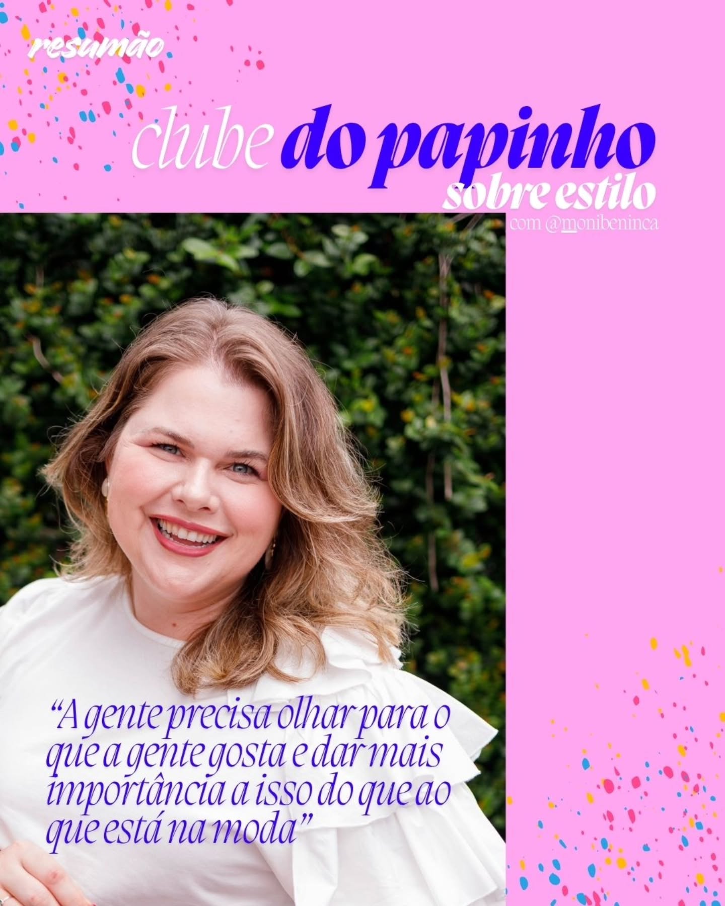 E hoje foi dia de mais um Clube do Papinho! Recebemos a consultora de imagem @monibeninca para um papo sobre estilo, roupas e tudo aquilo que faz parte da nossa imagem pessoal.
O Clube do Papinho rola a cada dois meses e faz parte das nossas recompensas para apoiadoras. Quer participar? Então contribua com a gente no apoia.se/donasdaptoda
#donasdaptoda #podcast