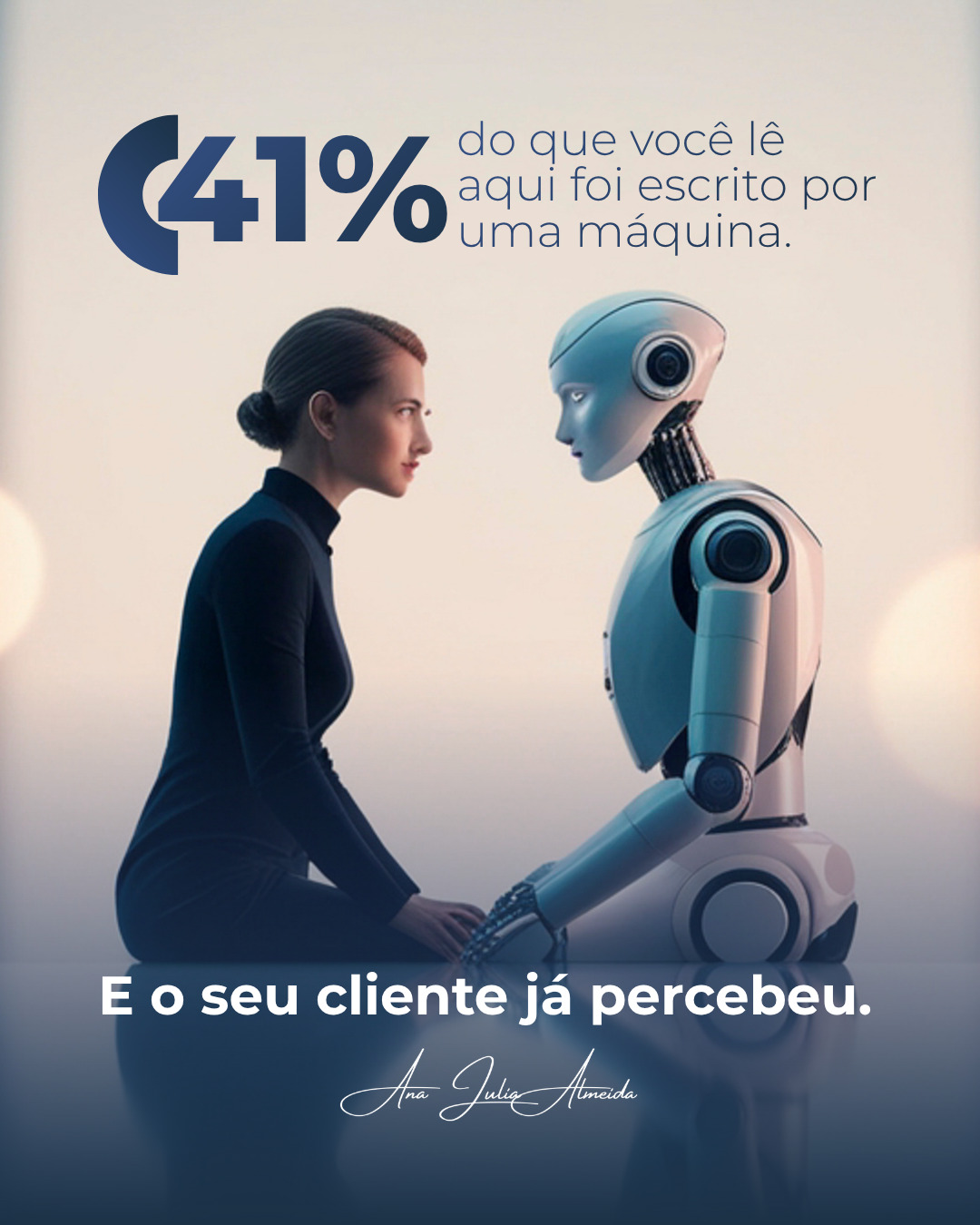 A Inteligência Artificial democratizou a execução. Hoje qualquer empresa consegue produzir textos, imagens e vídeos em poucos minutos. Isso é extraordinário. O problema é que democratizar a execução também tornou a diferenciação muito mais difícil. Hoje, todo mundo está gerando aquelas "artes" ridículas em IA (Meu Deus! Como aquilo é poluído visualmente! Chega dói!).
Quando todos utilizam as mesmas ferramentas, a vantagem competitiva deixa de estar na produção e passa a estar na estrutura que orienta essa produção. É por isso que tantos conteúdos parecem impecáveis do ponto de vista técnico e, ao mesmo tempo, completamente esquecíveis.
A tecnologia nunca substituiu posicionamento. Ela apenas acelerou quem já sabia para onde estava indo e expôs quem nunca teve uma direção clara.
É exatamente dessa percepção que nasce a Engenharia do Marketing. Antes de pensar em conteúdo, eu penso na estrutura que sustenta a marca. Porque uma comunicação consistente não começa na tela. Ela começa muito antes, na forma como a empresa entende quem é, o valor que entrega e o espaço que deseja ocupar no mercado.
Se o seu marketing depende da ferramenta que escreve, talvez o problema nunca tenha sido a ferramenta.
Talvez esteja faltando alguém para calcular a obra.
Existe uma diferença enorme entre produzir conteúdo e construir uma marca. Se essa diferença também faz sentido para você, acredito que vale a pena continuarmos essa conversa.
#EngenhariaDoMarketing #Branding #Posicionamento #Autoridade #MarketingEstratégico #InteligenciaArtificial #AnaJuliaAlmeida