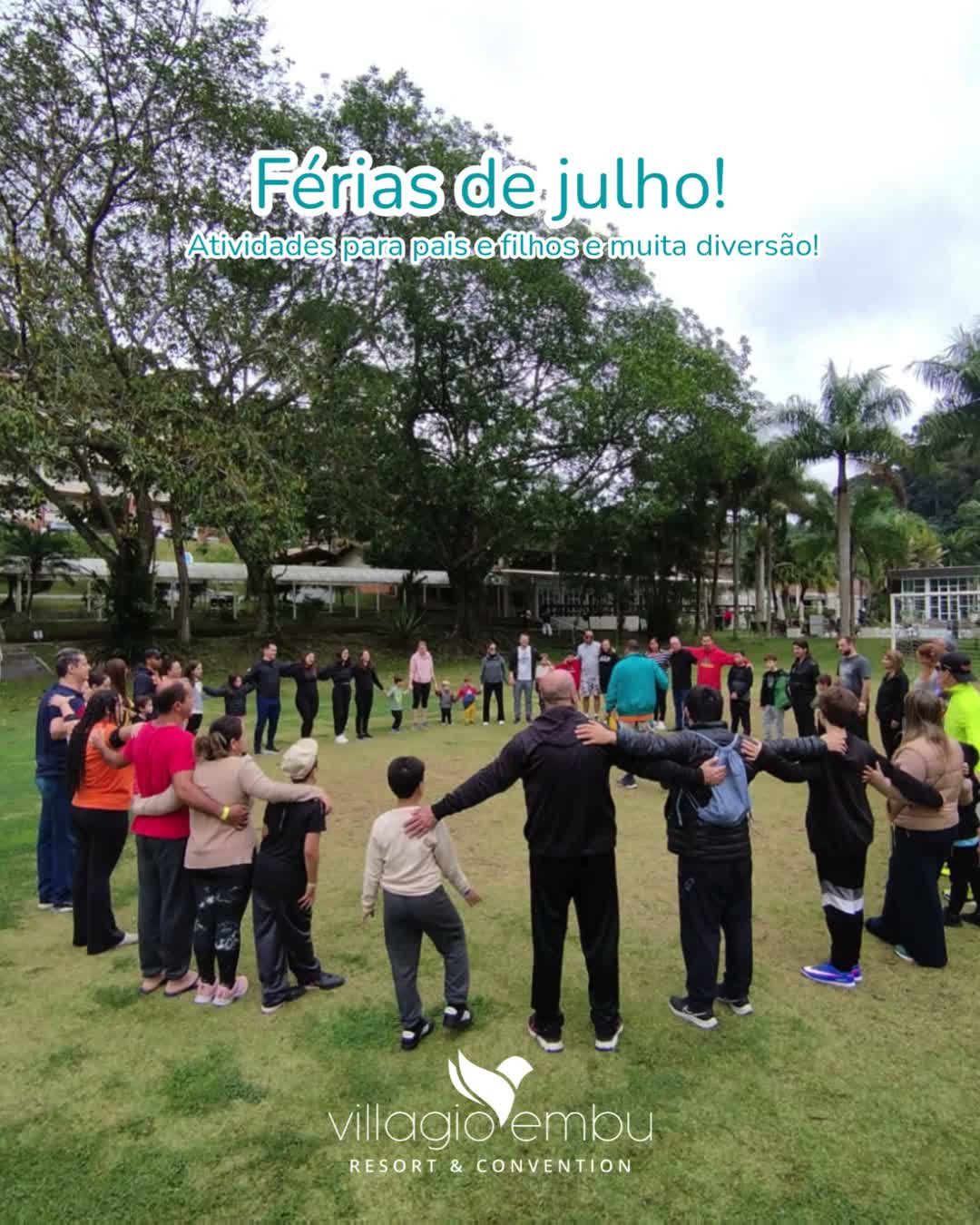As melhores lembranças das férias não são feitas com telas, mas com momentos vividos em família. 💚
No Villagio Embu, pais e filhos encontram o cenário perfeito para brincar, relaxar e aproveitar cada instante juntos. Piscinas, contato com a natureza, recreação, espaços ao ar livre e muita diversão esperam por vocês em um ambiente pensado para todas as idades.
A poucos minutos de São Paulo, transforme as férias de julho em dias repletos de sorrisos, descobertas e memórias que vão durar para sempre.
📅 Ainda dá tempo de garantir sua hospedagem!
📲 Entre em contato e venha viver férias inesquecíveis no Villagio Embu.
#VillagioEmbu #FériasDeJulho #FériasEmFamília #DiversãoEmFamília #PaisEFilhos #ResortSP #EmbuDasArtes #Natureza #ViagemEmFamília #TurismoSP #Hospedagem #MomentosInesquecíveis