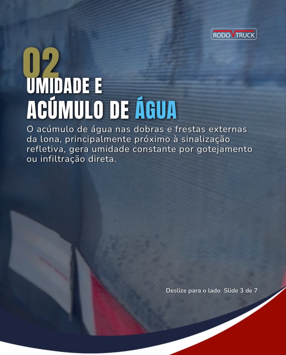 O PERIGO OCULTO DA INFILTRAÇÃO: Sua frota está realmente protegida?
Um rasgo milimétrico na lona lateral, tipo sider, ou uma pequena falha na vedação do teto são suficientes para causar grandes estragos.
Com a chegada da temporada de chuvas, a água sob pressão na rodovia e a condensação interna viram inimigas diretas da sua carga, gerando prejuízos com mercadorias recusadas e faturamento perdido.
A solução eficaz começa na prevenção ativa!
Na RodoVTruck, realizamos a manutenção rápida e a substituição por lonas de alta resistência, garantindo uma vedação de teto impecável para blindar a sua operação de transporte.
Não espere o prejuízo acontecer no meio do trecho. Garanta uma viagem 100% segura e evite dores de cabeça no destino.
Fale com a nossa equipe agora mesmo e agende sua revisão preventiva!
Clique no link da bio ou chame direto no WhatsApp: (11) 91174-7897.
#CargaSegura #InfiltraçãoZero #LonaSider #ManutençãoPreventiva #RodoVTruck
