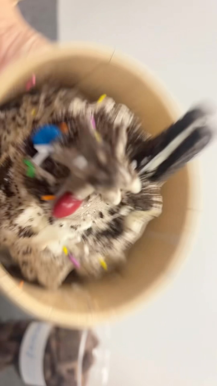 Your Oreo + M&M frozen yogurt is waiting for you🍪🍫🍦
#essexcountyeats #IceCream #FrozenYogurt #YQGBusiness #YQGFood