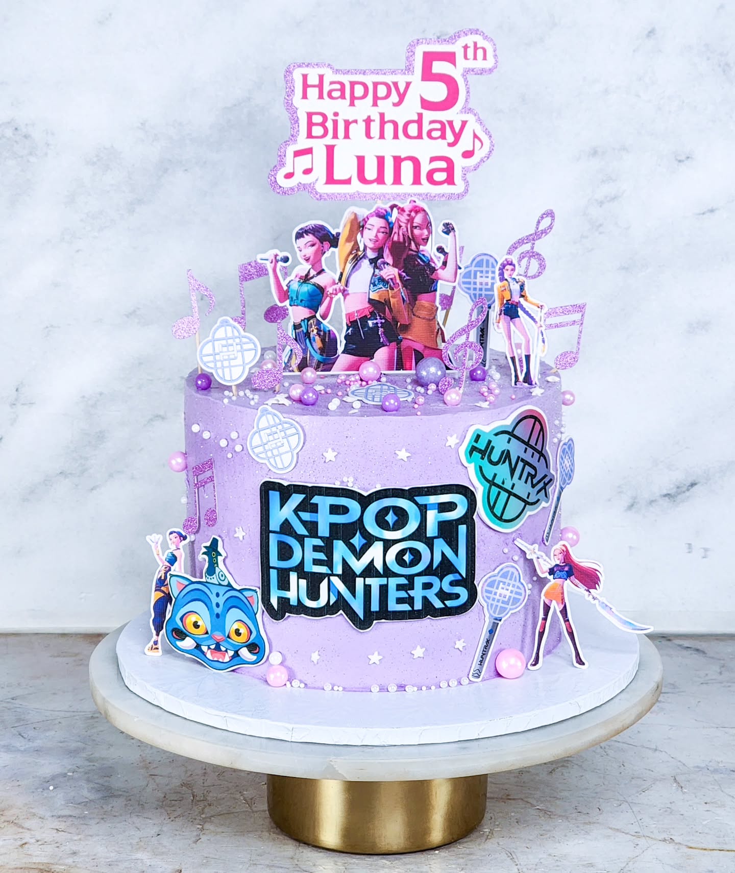 KPop Demon Hunters Party π€π
#kpopdemonhunters
#kpopdemonhunterscake #themedcake #EdiblePrints #Marlenebakes