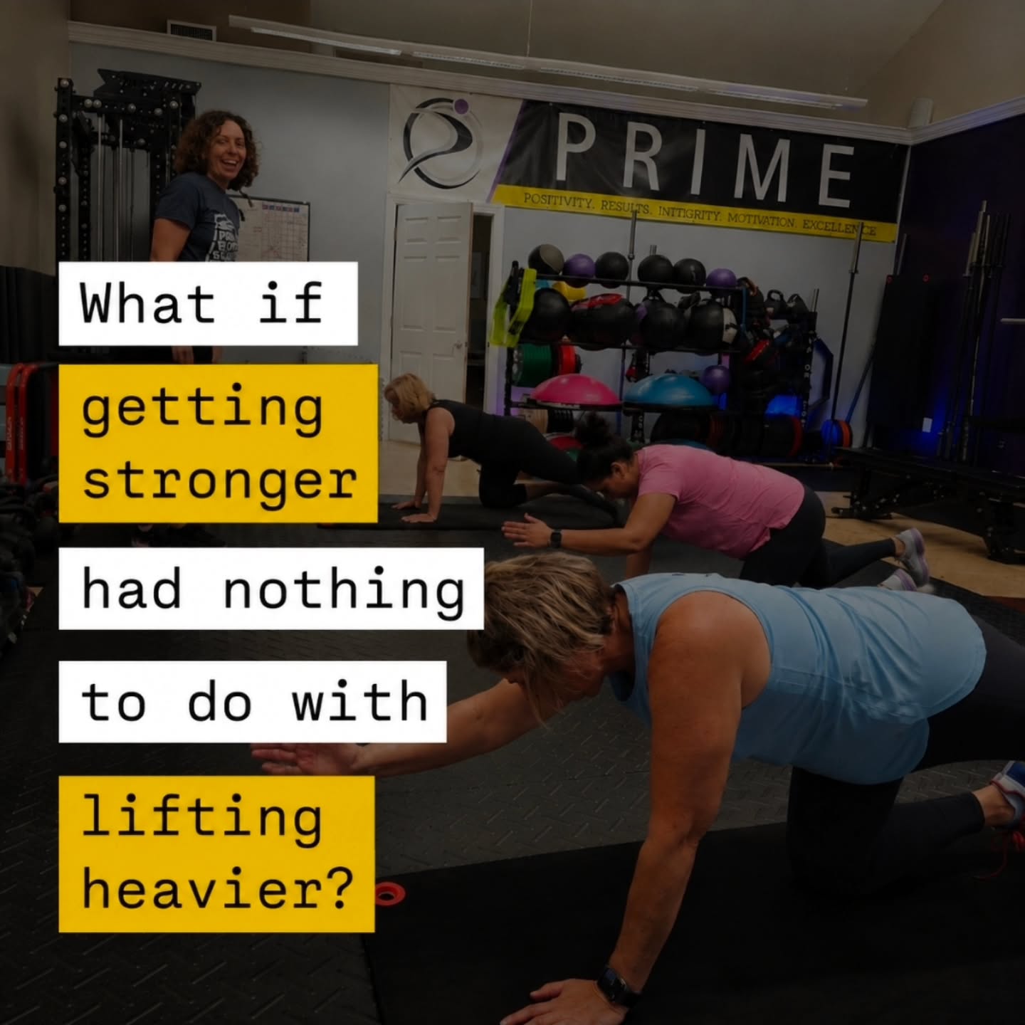Strength isn't built by skipping the basics.
It's built one quality movement at a time.
Exercises like the Bird Dog may not look exciting, but they're essential for improving core stability, balance, posture, and movement quality—especially as we age.
Before we ask your body to squat heavier, deadlift more, or move faster, we make sure it has the foundation to do it safely and confidently.
At Prime Body Studios, we don't chase trends—we coach movement that lasts a lifetime.
💜 Move better. Get stronger. Live stronger.
#strong #fitness #gym #balance #buildmuscle