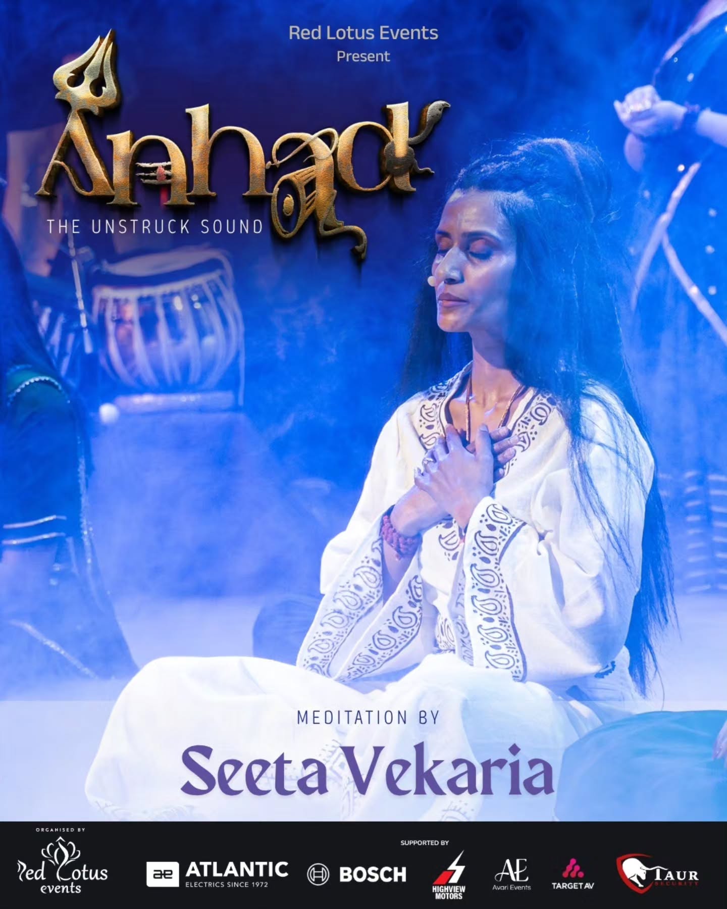 SEETA VEKARIA — Guiding Inner Stillness
At Anhad, music is accompanied by moments of quiet reflection. We're honoured to welcome Seeta Vekaria.
Through a guided meditation, Seeta will invite us to slow down, become present and prepare ourselves to receive the evening with openness and intention.
Her offering reminds us that stillness can be just as powerful as sound.
We look forward to sharing this offering with you.
@celestialhealing108
Join us this Shravan for an evening of bhajans, meditation, movement and shared devotion.
🗓 Sunday 9 August 2026
📍 Sattavis Patidar Centre, Wembley
🎟 Tickets via the link in our bio
#Anhad #TheUnstruckSound #Shravan #Bhakti #Mahadev RedLotusEvents IndianMusic DevotionalMusic LondonEvents