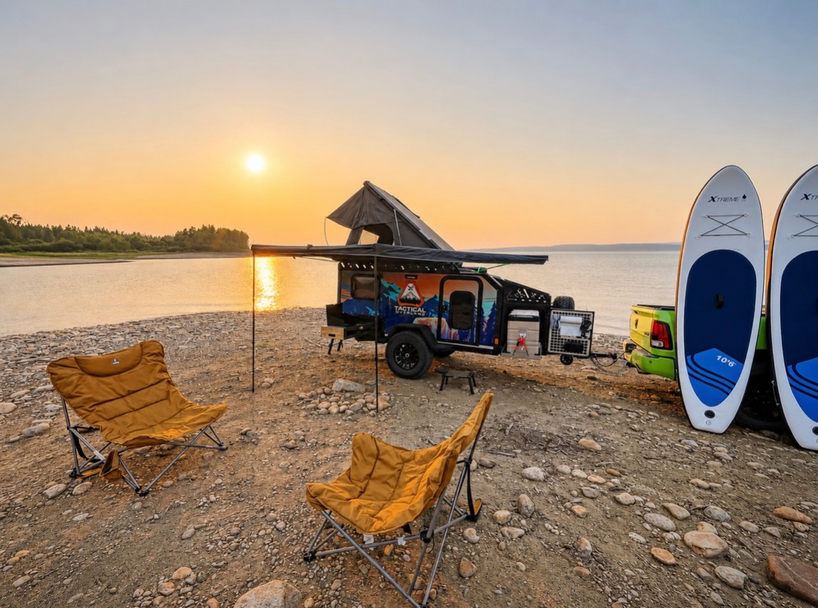It’s going to be a hot one this weekend!!
Can’t wait to soak up some ☀️
#adventuretrailer #camping #lakelife #exploremore #canadianmade