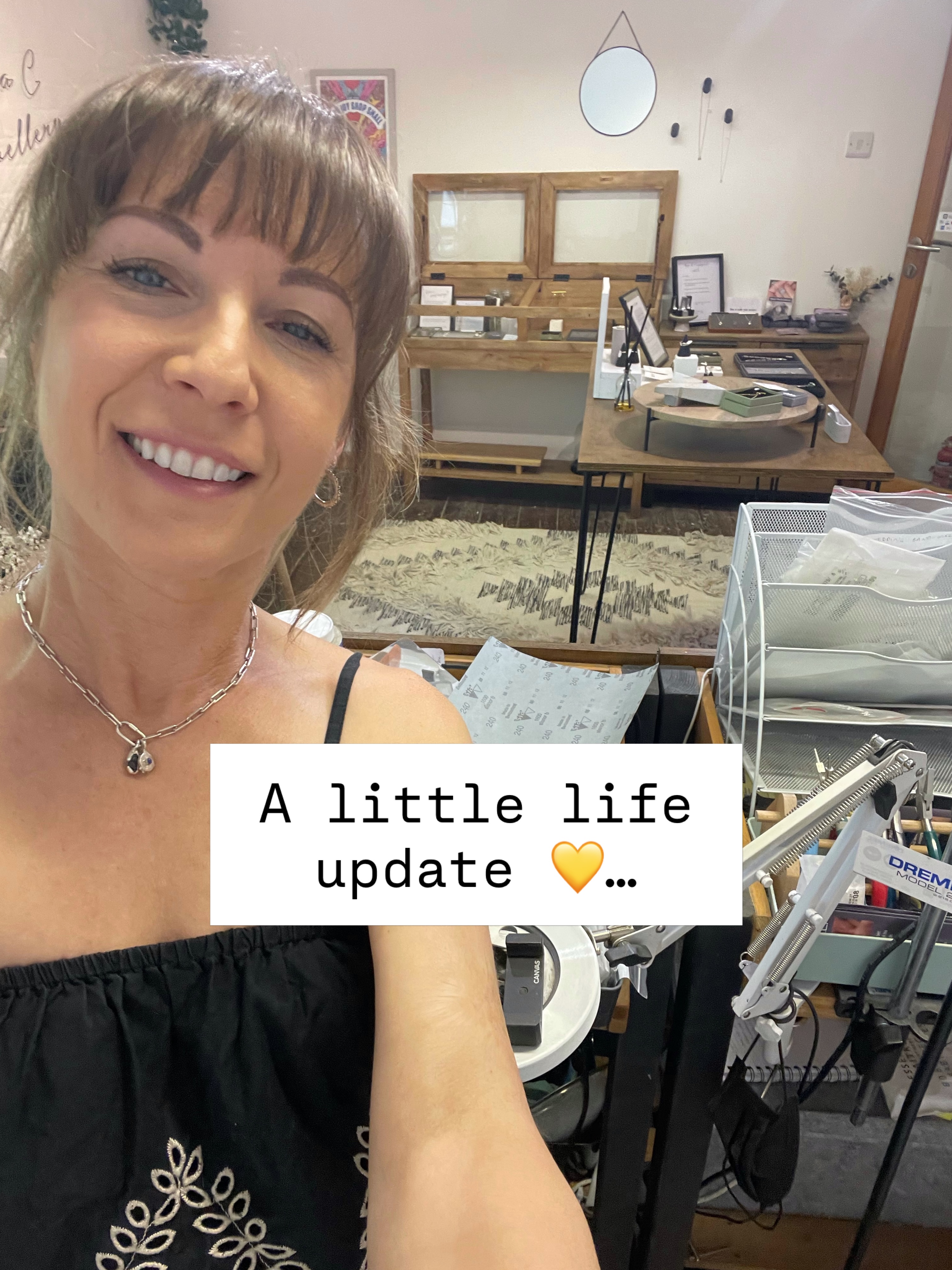 A little life update 💛
After a lot of thought, I’ve made the difficult decision to close my physical shop @fisherton.mill & continue my business from home (selling online mostly) from mid August.
Recently, I was diagnosed with an autoimmune disease and have been dealing with a flare-up.
It’s meant I’ve had to slow down and work less, and I haven’t been able to spend as much time in the studio as I’d have liked. While this wasn’t an easy decision, I know it’s the right one for my health, and I’m learning to listen to my body and give it the rest it needs.
I’m so incredibly grateful for my time in this studio. It has been such a special creative home, and I’ve made so many wonderful friends here! 💛 I have met so many lovely customers, who have trusted me to make such important pieces for them. This little space has meant the world to me, which makes saying goodbye especially emotional. 😢
Although this chapter is coming to an end, it’s not the end of my business. I’ll still be creating all the jewellery you know and love—just from home, with everything available online instead!! I’m hopeful that this change will give me the balance I need, and who knows what the future might hold…
…Thank you so much for your understanding, your support, and for being part of this amazing chapter. Every visit, order, message, review, and kind word has helped me more than you’ll ever know. I’m so excited to continue this journey with you online, and I can’t wait to show you everything I have planned. Here’s to a new chapter! 💛