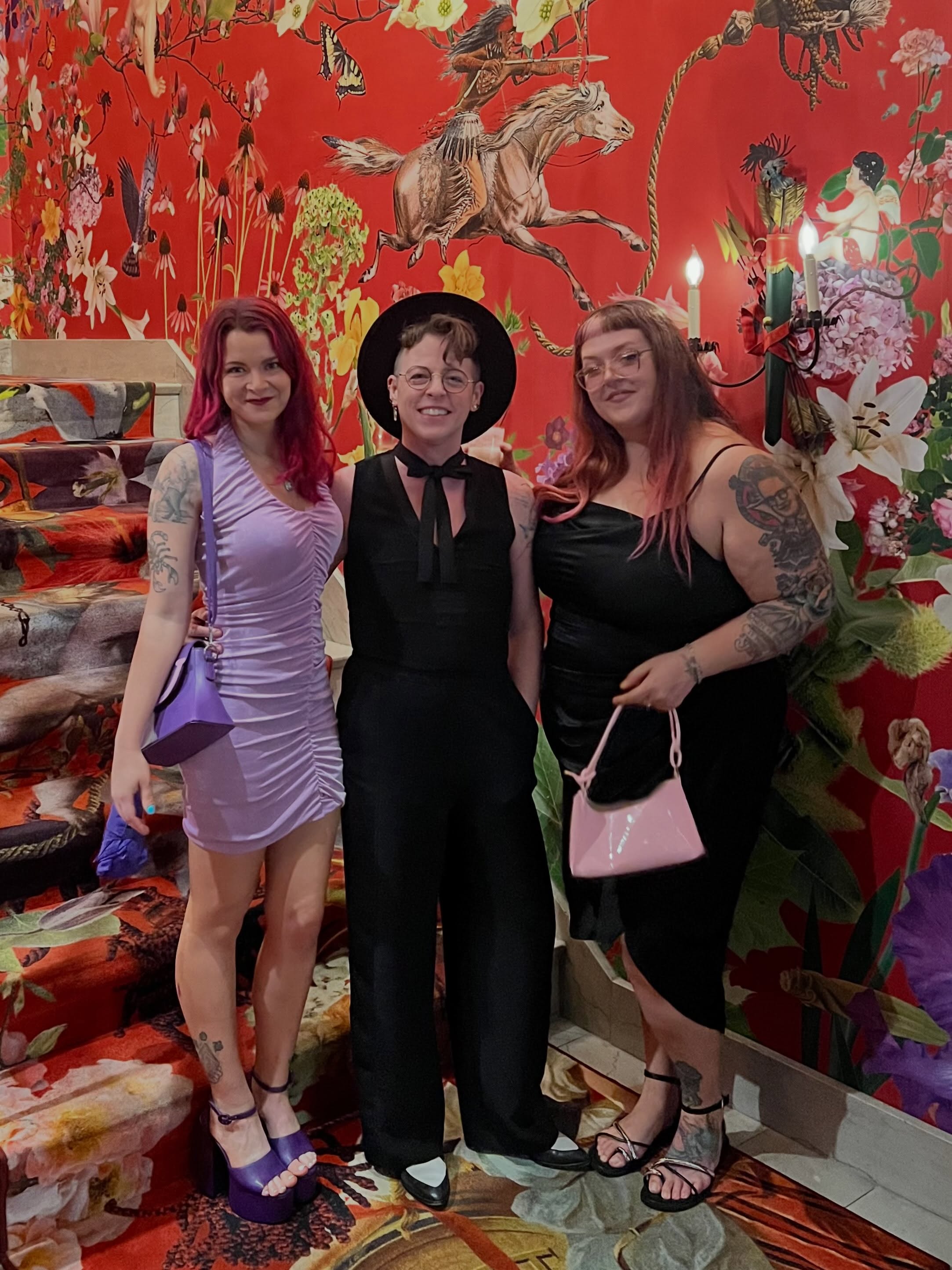 Love my art posse! @21cstl was FANTASTIC. 10/10 #21chotel #flamboyant
