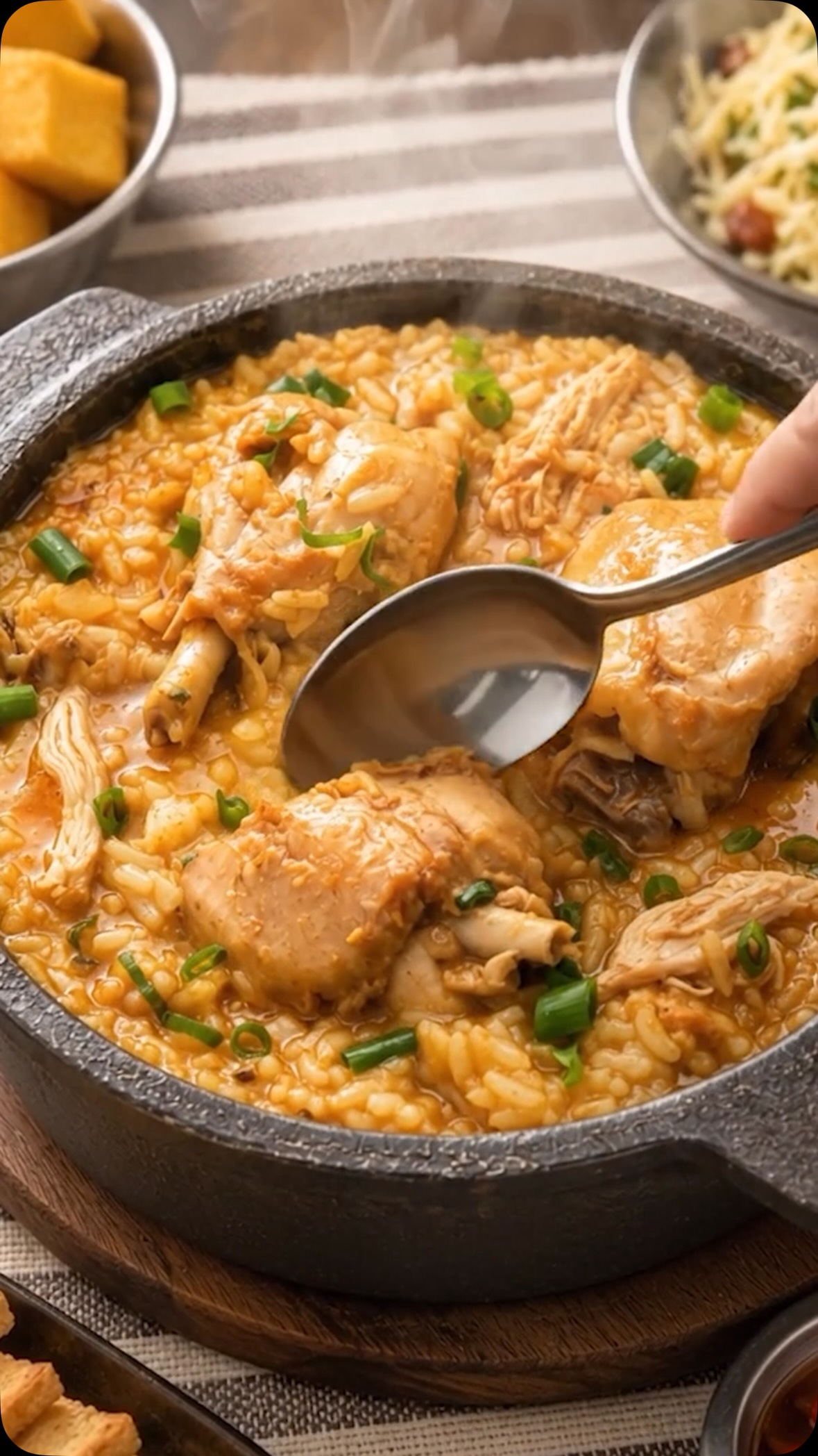 Aqui tem galinhada na panela de ferro a qualquer hora que você quiser.
Restaurante Norte Sul 24 Horas.
Tradição em servir a qualquer hora.
📍 Rodoviária de Londrina
📲 (43) 3337-7878