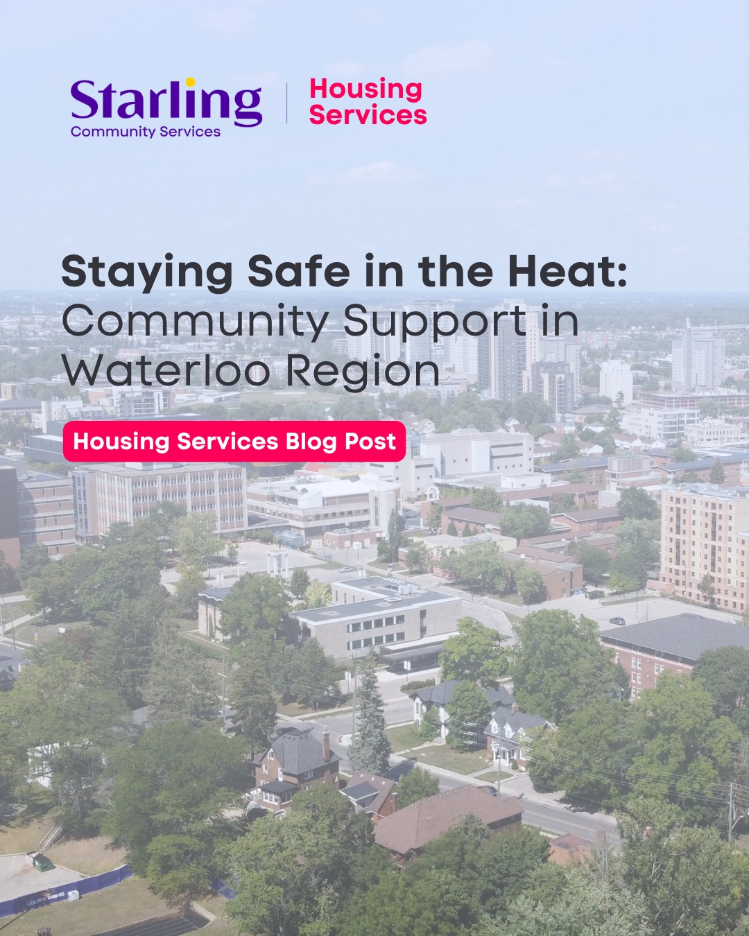 Did you know that the Region of Waterloo offers: ✔️ 40+ public Cooling Centres (libraries, arenas, museums) ✔️ A network of Emergency Shelters ✔️ Real-time alerts via Environment Canada and Alert Waterloo Region
📘 Read our blog on how to stay safe and support others during heat warnings.
Link in bio.
@regionofwaterloo #CommunitySupport #ExtremeHeat #WaterlooRegion #HousingServices #NonprofitLeadership