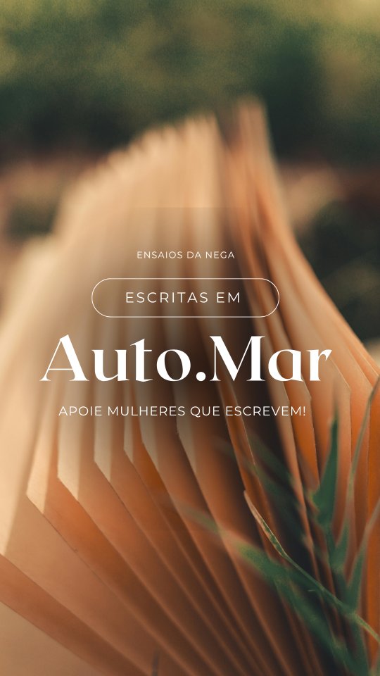 #ParceirosdaNega Quantas histórias deixam de existir porque suas autoras nunca tiveram tempo para escrevê-las?
Essa pergunta ficou comigo desde que conheci o Escritas em Auto.Mar.
A gente costuma dizer que escrever exige inspiração. Mas, na maioria das vezes, o que falta não é inspiração. É tempo, é apoio, é a possibilidade de dedicar algumas horas a uma história que insiste em nascer, mesmo em meio ao trabalho, aos cuidados com a casa, à maternidade e às tantas demandas da vida.
O Escritas em Auto.Mar feito pelas queridas @mari.pelli.arteterapeuta e @marina.nicolaiewsky nasceu para mudar essa realidade, acompanhando mulheres que desejam escrever seus livros com mentorias, leituras críticas e uma rede de acolhimento. Agora, o projeto está realizando uma campanha de financiamento coletivo para oferecer bolsas a quem não tem condições de participar.
E existe um detalhe muito importante: a campanha funciona no modelo Tudo ou Nada. Isso significa que, se a meta não for alcançada, todas as contribuições serão devolvidas aos apoiadores e as bolsas não poderão ser financiadas.
Por isso, cada apoio importa.
E cada compartilhamento também.
Eu acredito que toda grande história começa quando alguém decide acreditar nela. Talvez hoje a gente tenha a oportunidade de fazer exatamente isso: ajudar outras mulheres a encontrarem tempo, espaço e coragem para escrever.
Se essa causa também toca você, conheça a campanha. E, se puder, contribua ou compartilhe. Às vezes, um pequeno gesto é o primeiro capítulo de um livro que ainda nem existe.
❤️ Link na bio
#EscritasEmAutoMar #Literatura #MulheresQueEscrevem #FinanciamentoColetivo