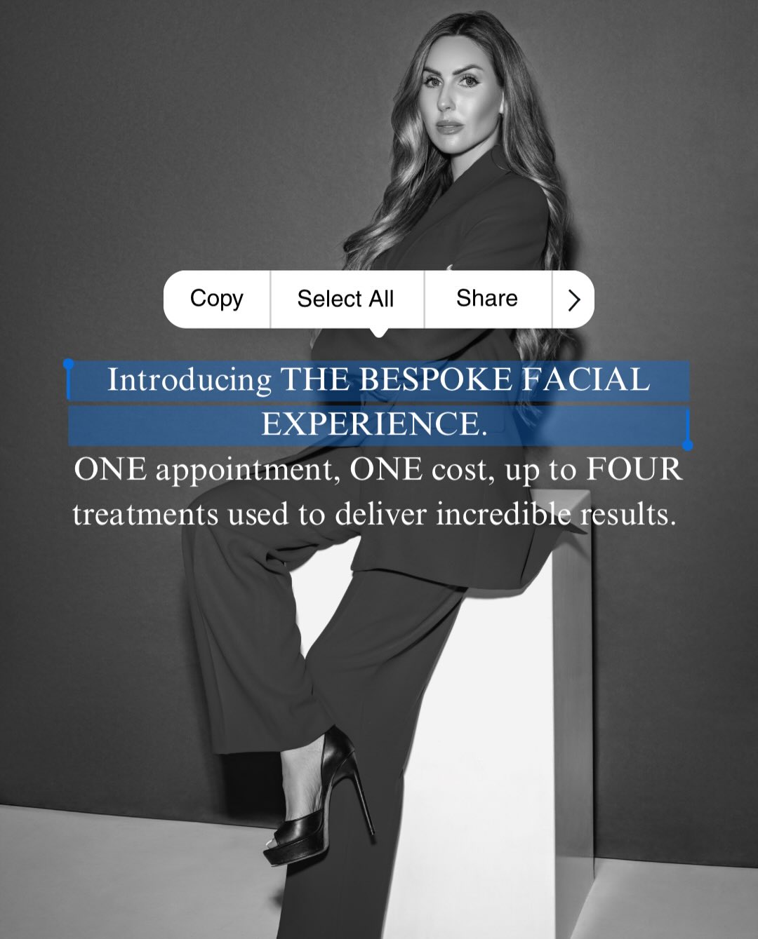 Not every face needs the same treatment. So why should every facial be the same?
Introducing The Bespoke Facial Experience—a completely personalised treatment designed around your skin’s needs on the day of your appointment.
Rather than choosing one treatment from a menu, I’ll carefully curate a combination of up to four advanced technologies to create your own bespoke protocol, all within one appointment and for one fixed investment.
Your treatment may include:
• HIFU
• Radio Frequency Skin Tightening
• AquaPure
• Derma RF Needling
• XCellaris Pro Medical Microneedling
• Polynucleotides or a Skin Booster
• Fractional CO₂ Eye Rejuvenation
Every appointment is different because your skin is constantly changing. This allows us to treat exactly what your skin and tissues need at that moment, creating beautifully natural, long-term results.
Luxury skincare should never be one-size-fits-all.
This is bespoke aesthetics, designed exclusively for you.
Please WhatsApp 07734713205 or use the link in our Bio to book.
R x