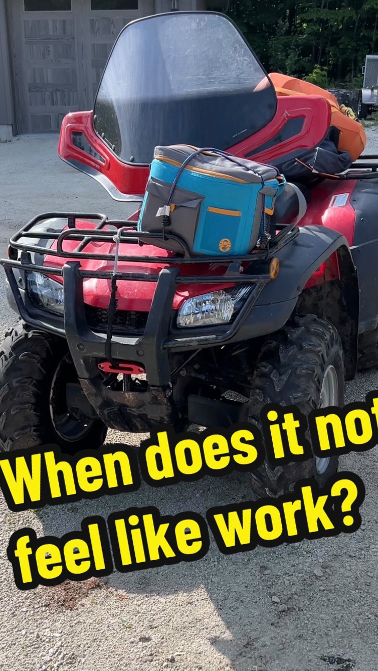 What tool doesn’t feel like work? #thetoolpulse #atv #toolsofthetrade #workinghard #fyp