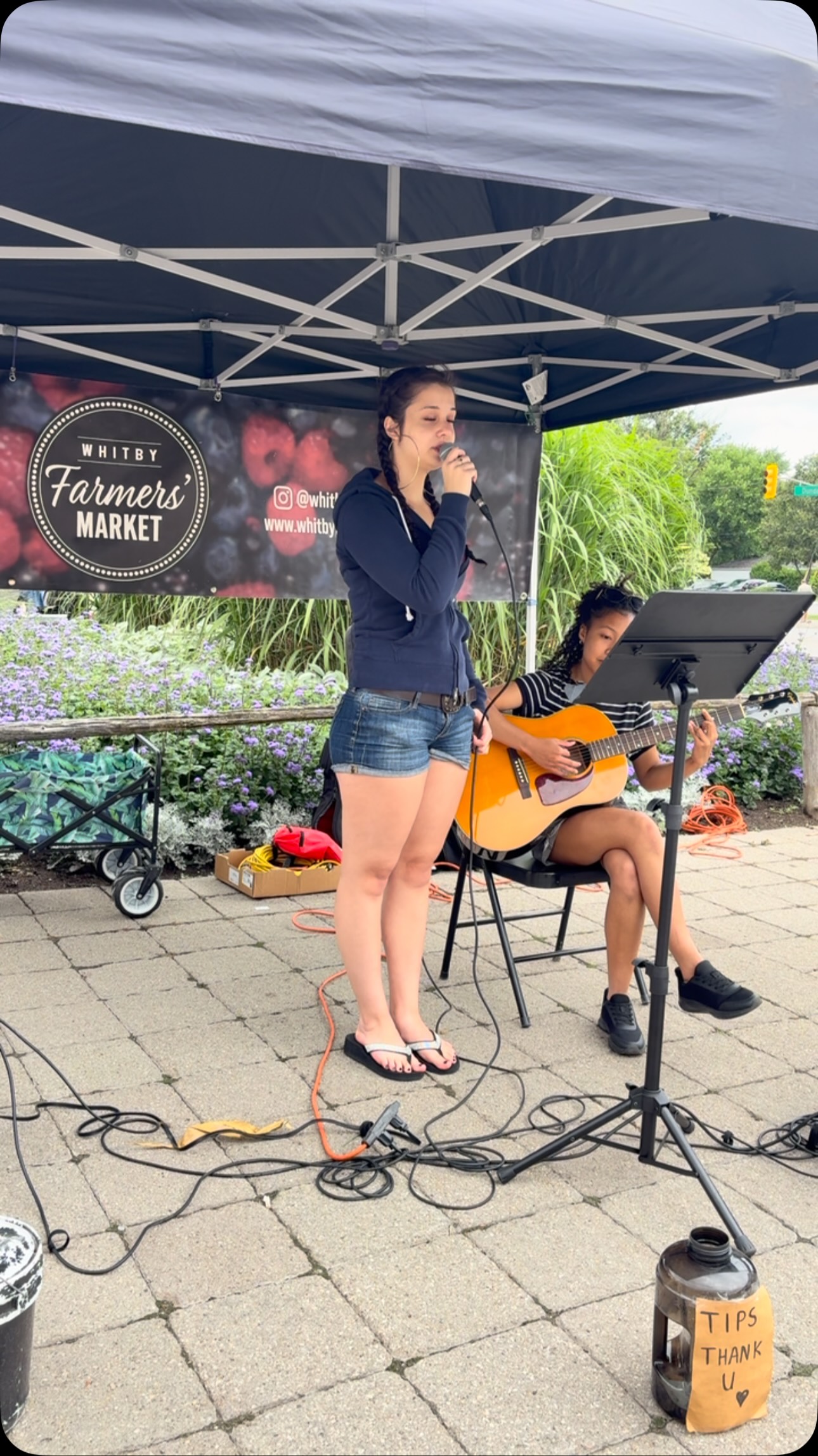 Today at the market 💜
@sadie_serenades @mitrasmusic
#livemusic