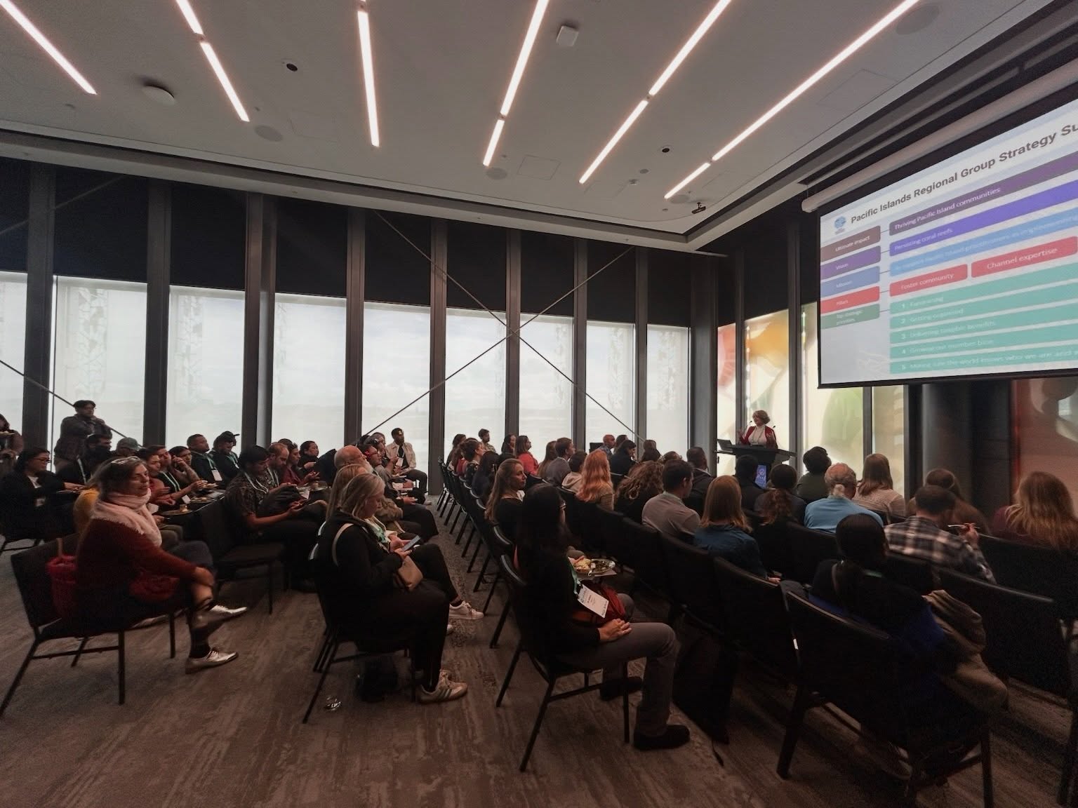 Day one of #ICRS2026 is in the books! We loved getting to connect with so many individuals and hear so many incredible talks.
Thank you to all who joined our Pacific Islands Regional Group for lunch. It was incredibly inspiring to see so many faces in the room. Our takeaway was that Regional collaboration is WANTED and IMPERATIVE! People want to connect with those working in the same region, they want to share what works and what doesn’t, and they want to work closely together to save their reefs. This reaffirms our goals for bolstering regional groups at the CRC and inspires us to push forward.
Day two is a busy day for us, check out our stories to see where the action will be! Join us there, ask us questions, and get involved!
📸 by @coralrestorationconsortium @jlevy33
#coralrestoartion #pacificislands #coralreefs