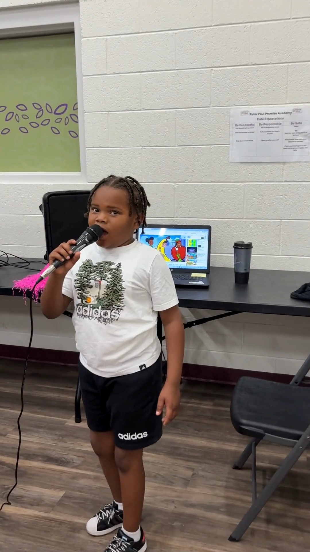 8 am isn't too early for a karaoke session at Summer Promise Academy.
This week the kids had a chance to pick up the mic before they headed off to classrooms for activities or to the bus for enrichment at partner sites across Richmond.