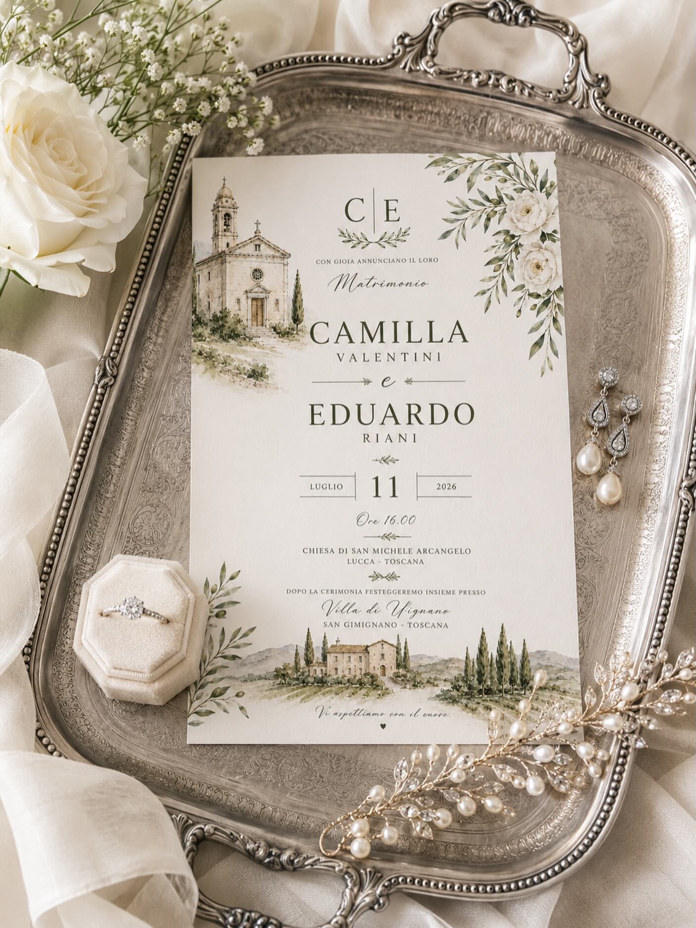 The magic of an event begins long before the big day… with an invitation that tells a story of emotions, style, and personality. ✨
Every detail is thoughtfully crafted because every story deserves to be told in the most beautiful way
#TuscanyWedding #Toscana #WeddingInTuscany #DestinationWedding #WeddingPlanner
